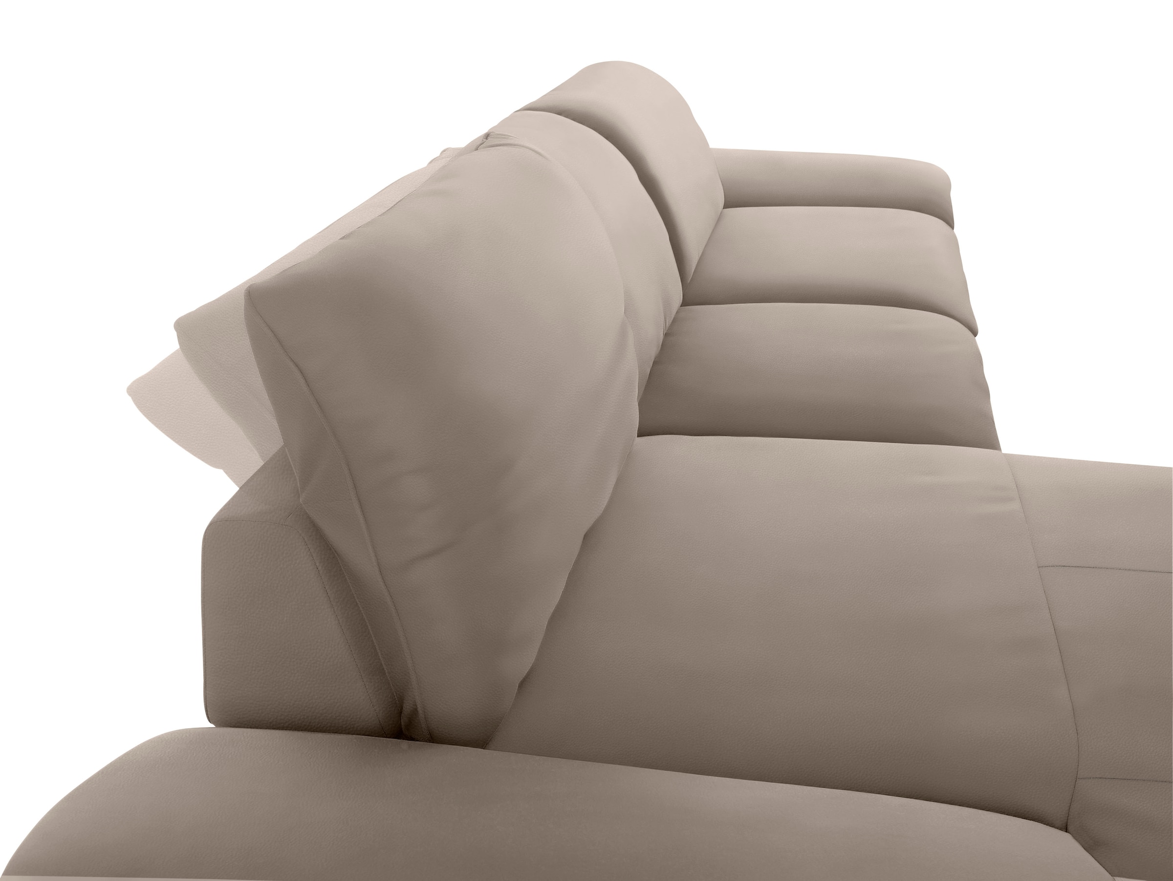 W.SCHILLIG Ecksofa »enjoy&MORE, Designsofa, bequem, zeitlos und elegant, L-Form«, Sitztiefenverstellung, Füße schwarz pulverbeschichtet, Breite 340 cm
