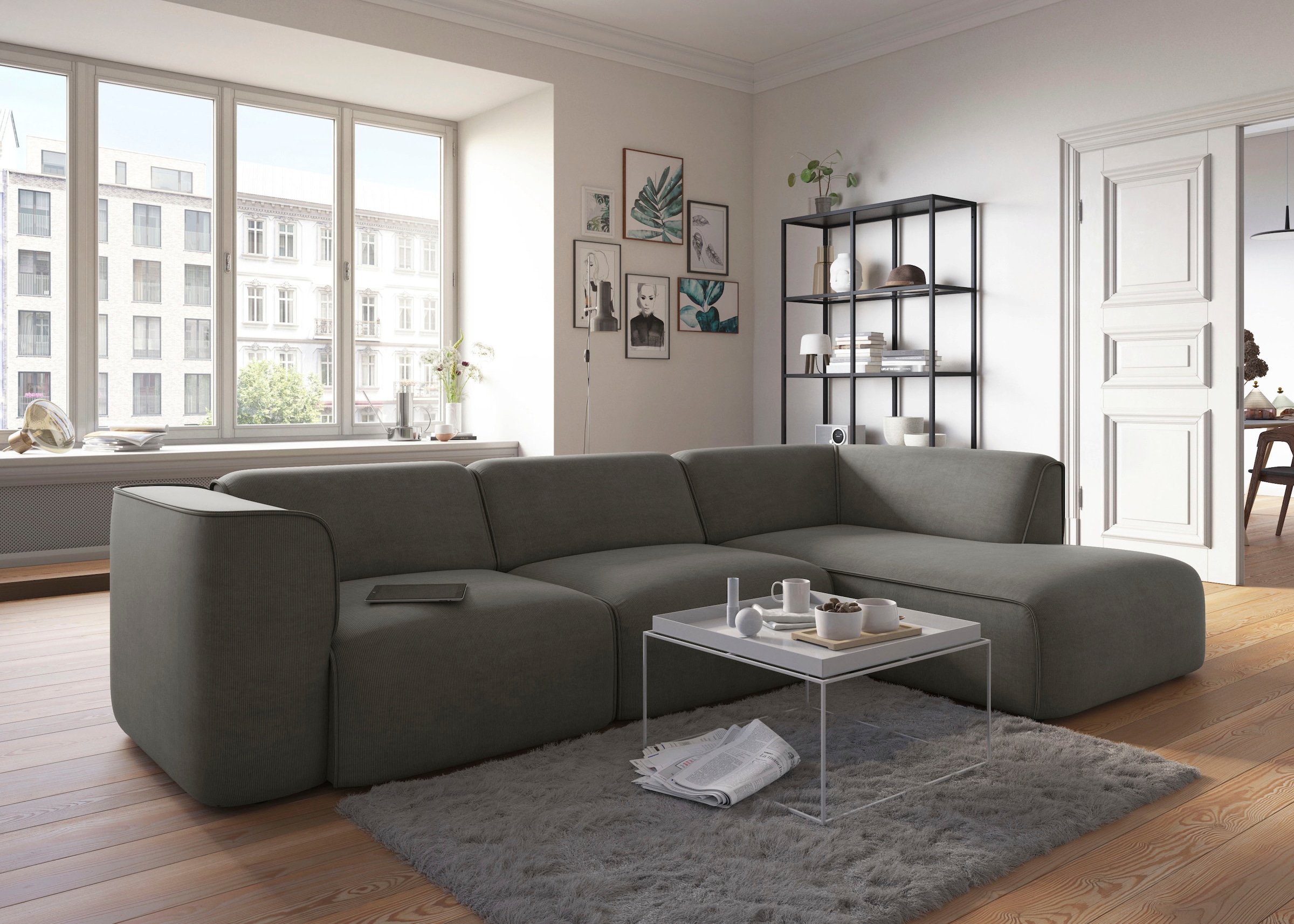 RAUM.ID Ecksofa »Merid«, (3 St.), Modulsofa Set, Module einzeln für  individuelle Zusammenstellung auf Raten kaufen