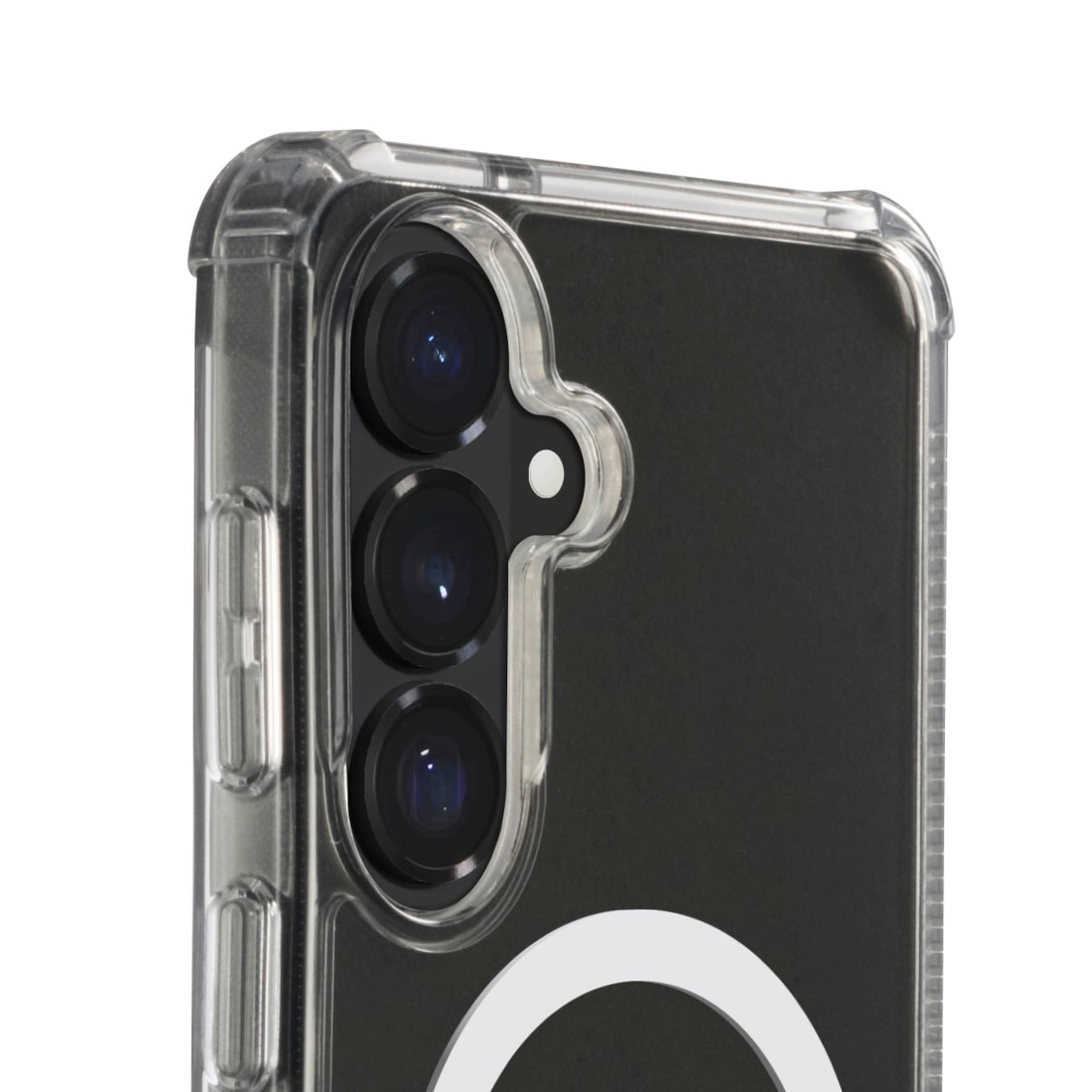 Hama Smartphone-Hülle »Handyhülle für Galaxy S26+, magnetisch, durchsichtig« Smartphones Anti-Gelbstich, kratzfest, Kameraschutz, erhöhte Kanten, passgenau