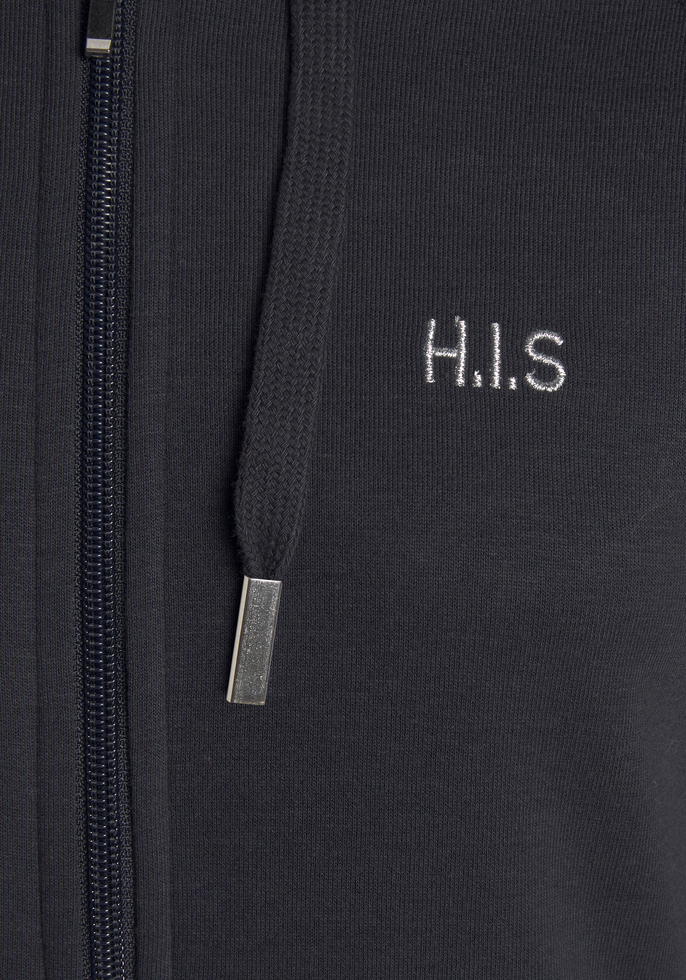 H.I.S Kapuzensweatjacke, mit Piping an den Ärmeln im Online-Shop bestellen