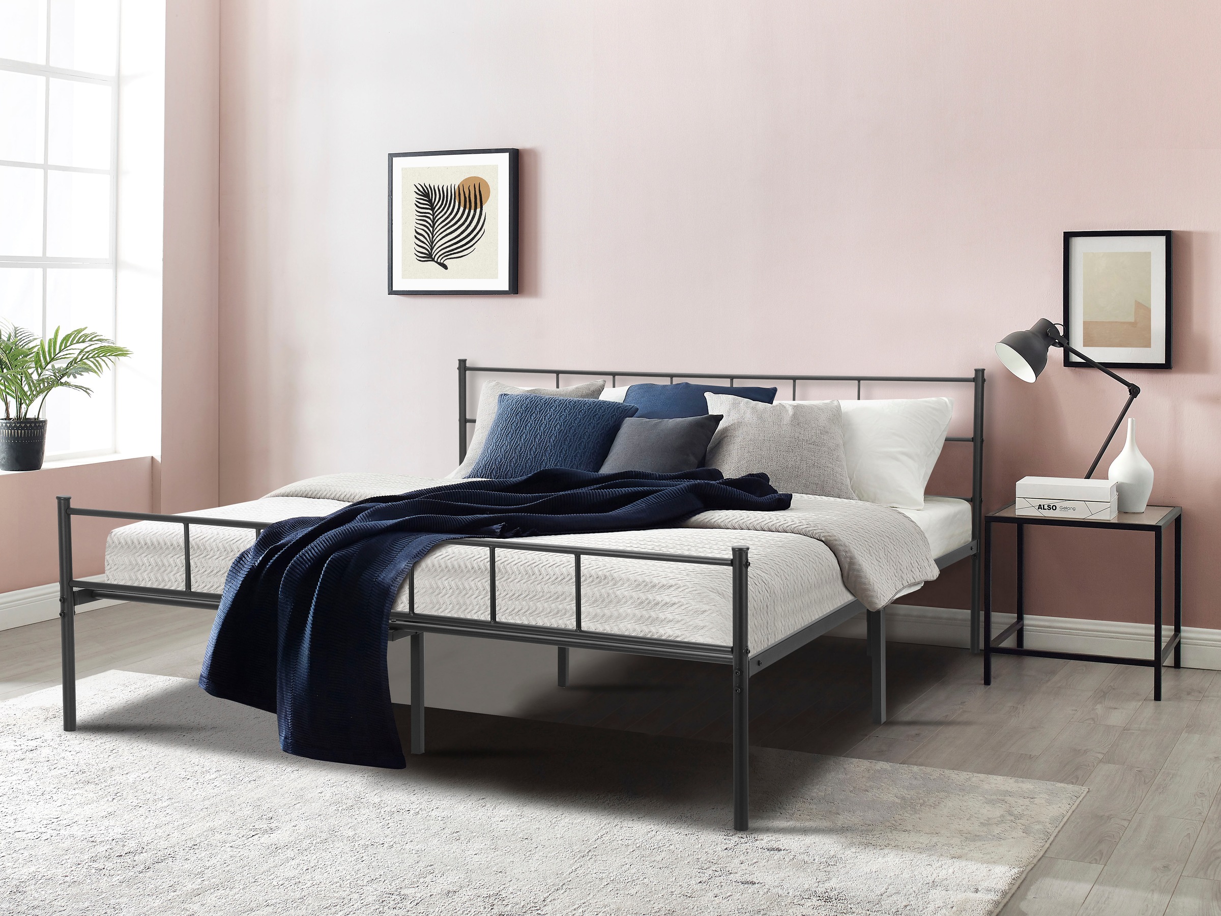 INOSIGN Metallbett »Amrum Bett Bettgestell Bettrahmen Einzelbett Doppelbett günstig online kaufen