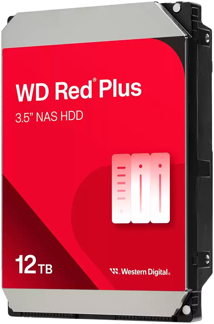 HDD-NAS-Festplatte »Red Plus 12 TB«, 3.5 Zoll, Anschluss Serial ATA III