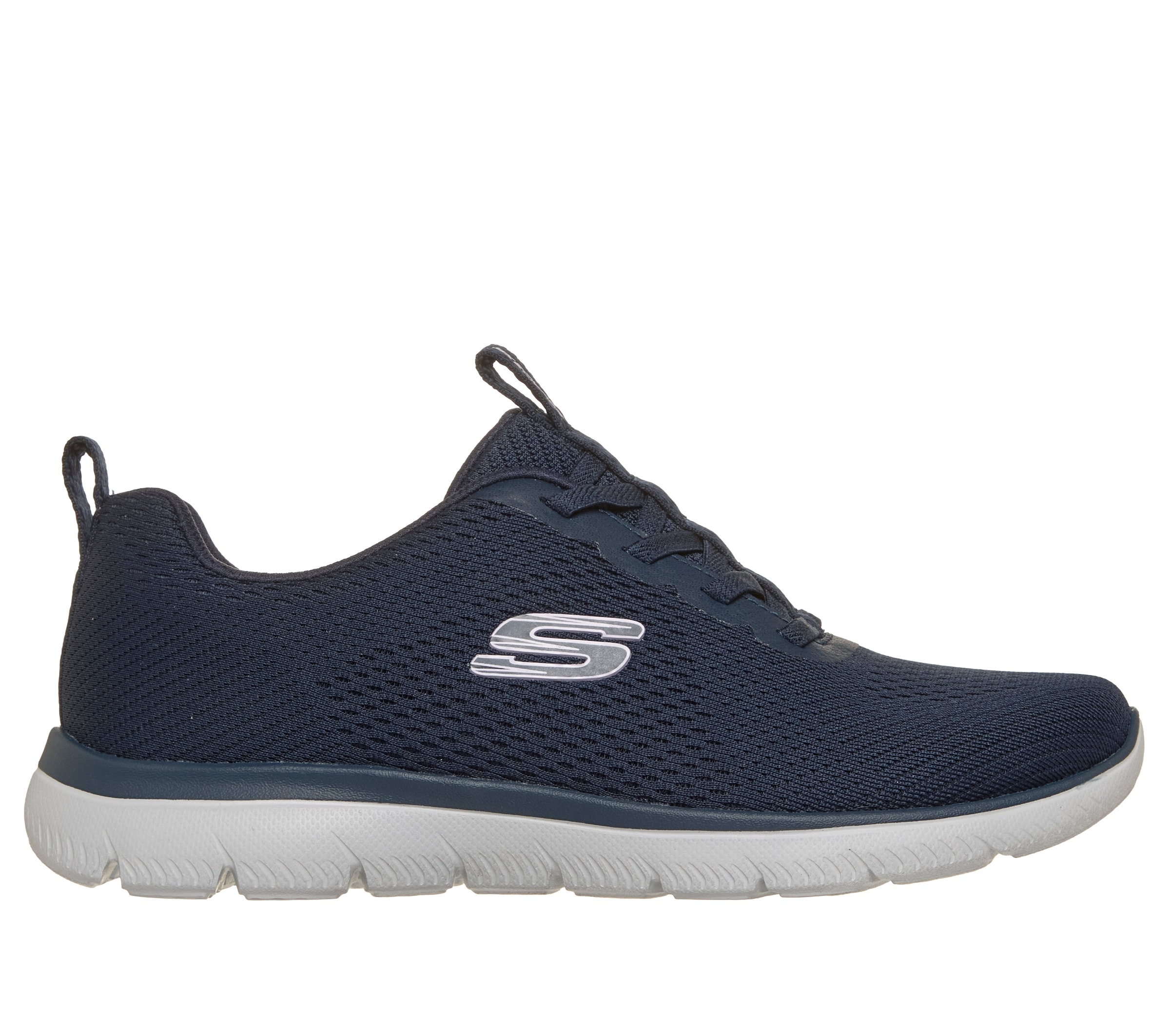 Skechers Slip-On Sneaker »SUMMITS«  Schlupfschuh, Halbschuh, Freizeitschuh mit elastischen Schnürsenkeln