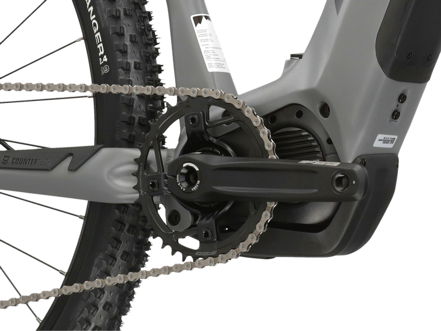Kross E-Bike »KROSS E-MTB Level Boost 1.0 29" grau«, 10 Gang, Shimano, DEORE M5120, Mittelmotor 250 W, Pedelec, Elektrofahrrad für Damen und Herren
