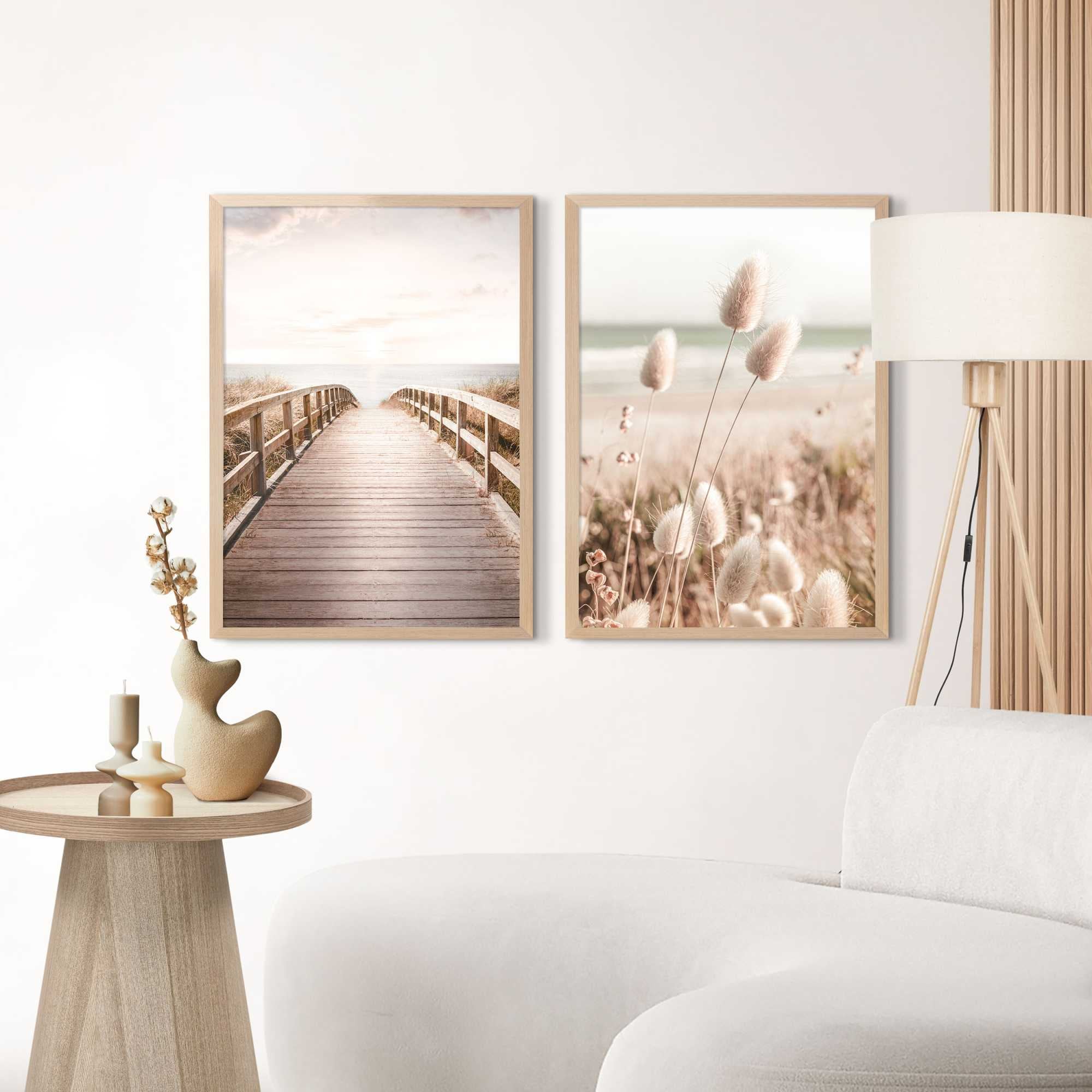 Reinders! Bilderrahmen »Poster 50x70 buche« 1 Stk. tlg. Wohnzimmer - Buche - MDF - Kein Thema - 53,5x73,5 cm