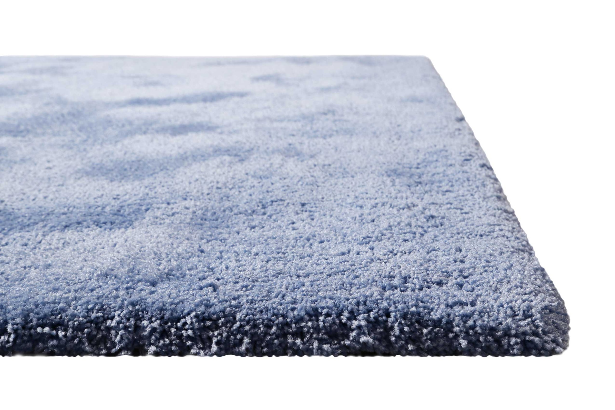 Homie Living Teppich »Pisa«, rund, 25 mm Höhe, Hochflor, Microfaser, uni, weich, Shaggy, Wohnzimmer, Schlafzimmer