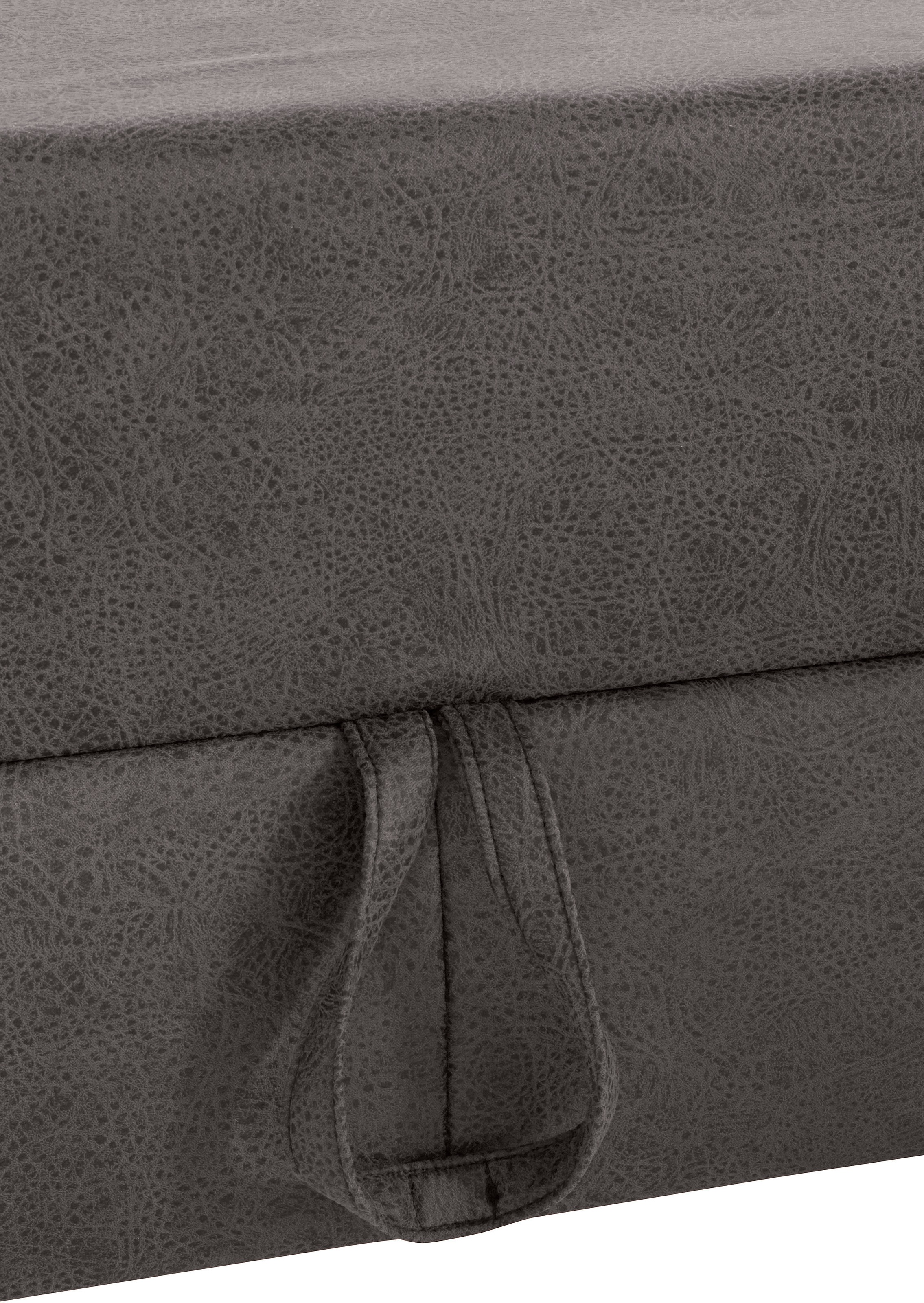 sit&more Ecksofa »Darwin L-Form«, inklusive Federkern, wahlweise mit Kopfteilverstellung, Bettfunktion