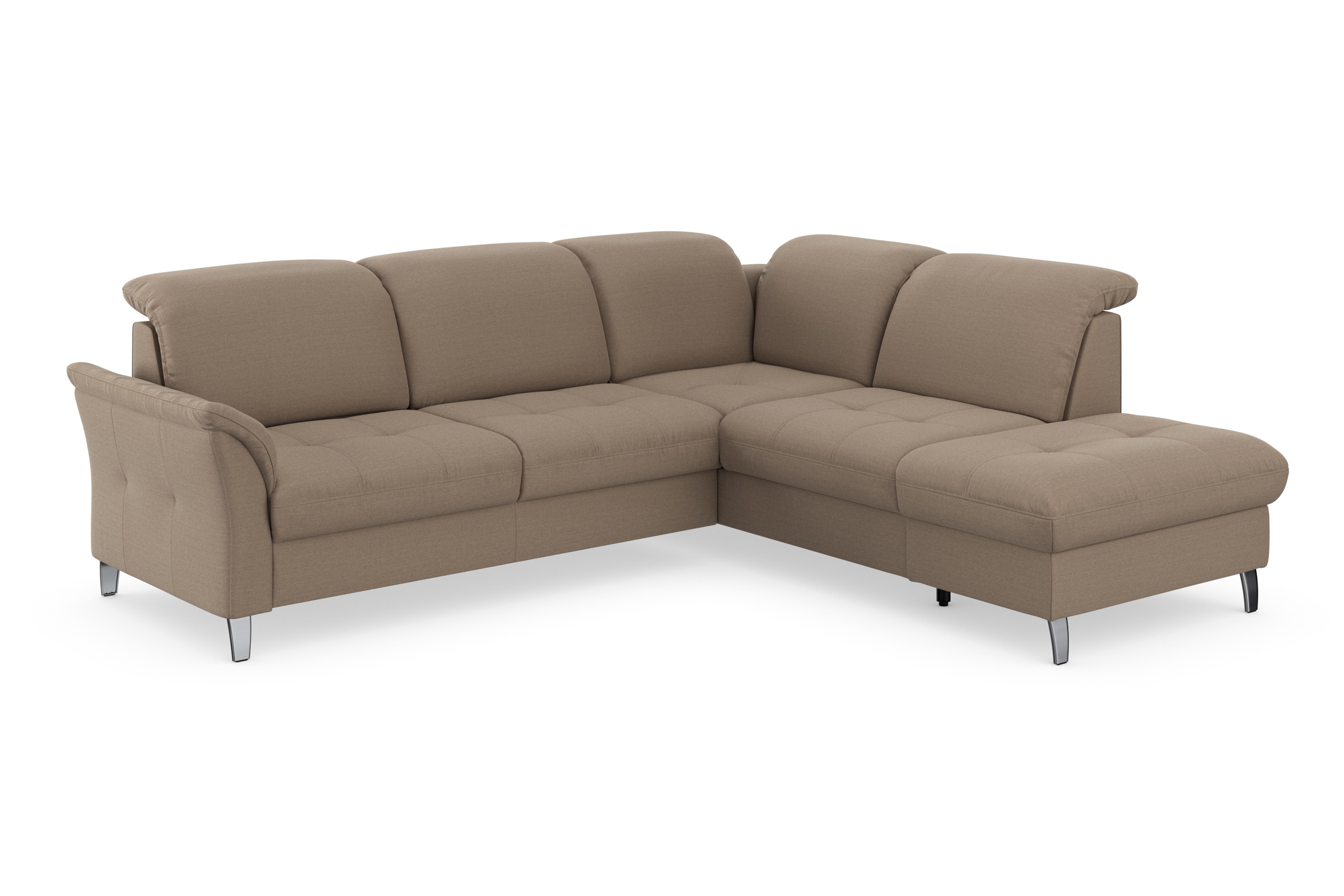 sit&more Ecksofa »Maggiore L-Form«, wahlweise mit Kopfteilverstellung, Bettfunktion und Stauraum