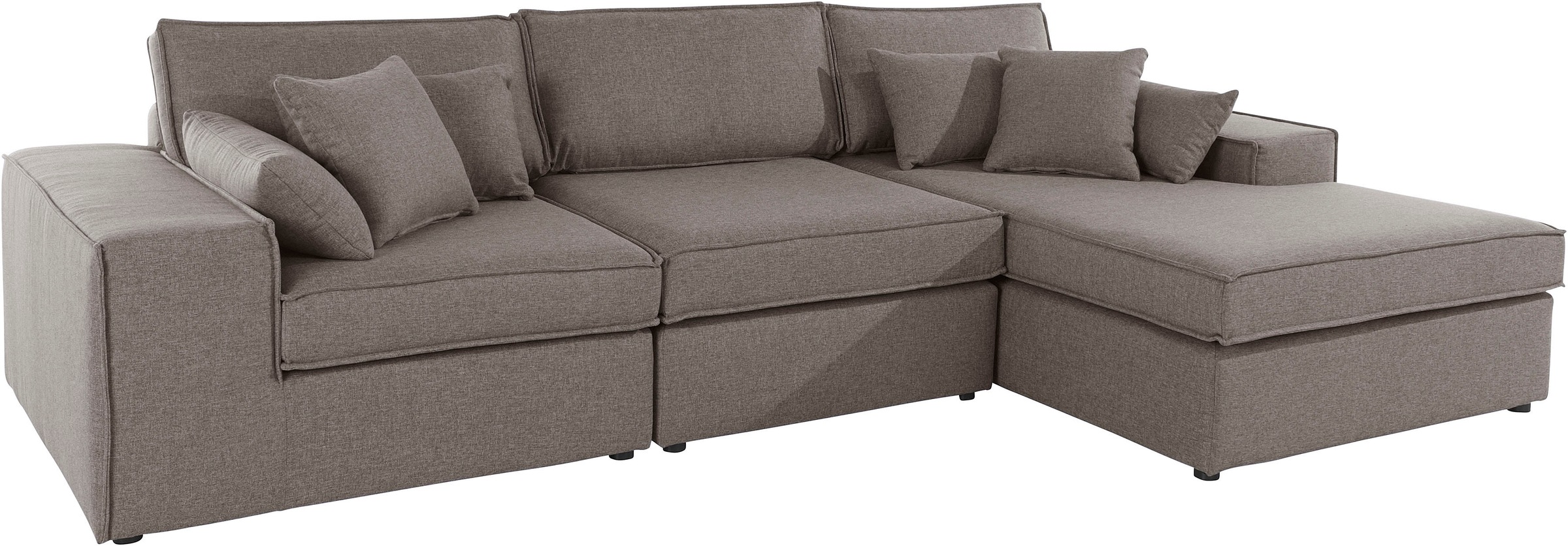 OTTO home Ecksofa »Florid L-Form« 3 Teile, bestehend aus Modulen, viele Bez günstig online kaufen