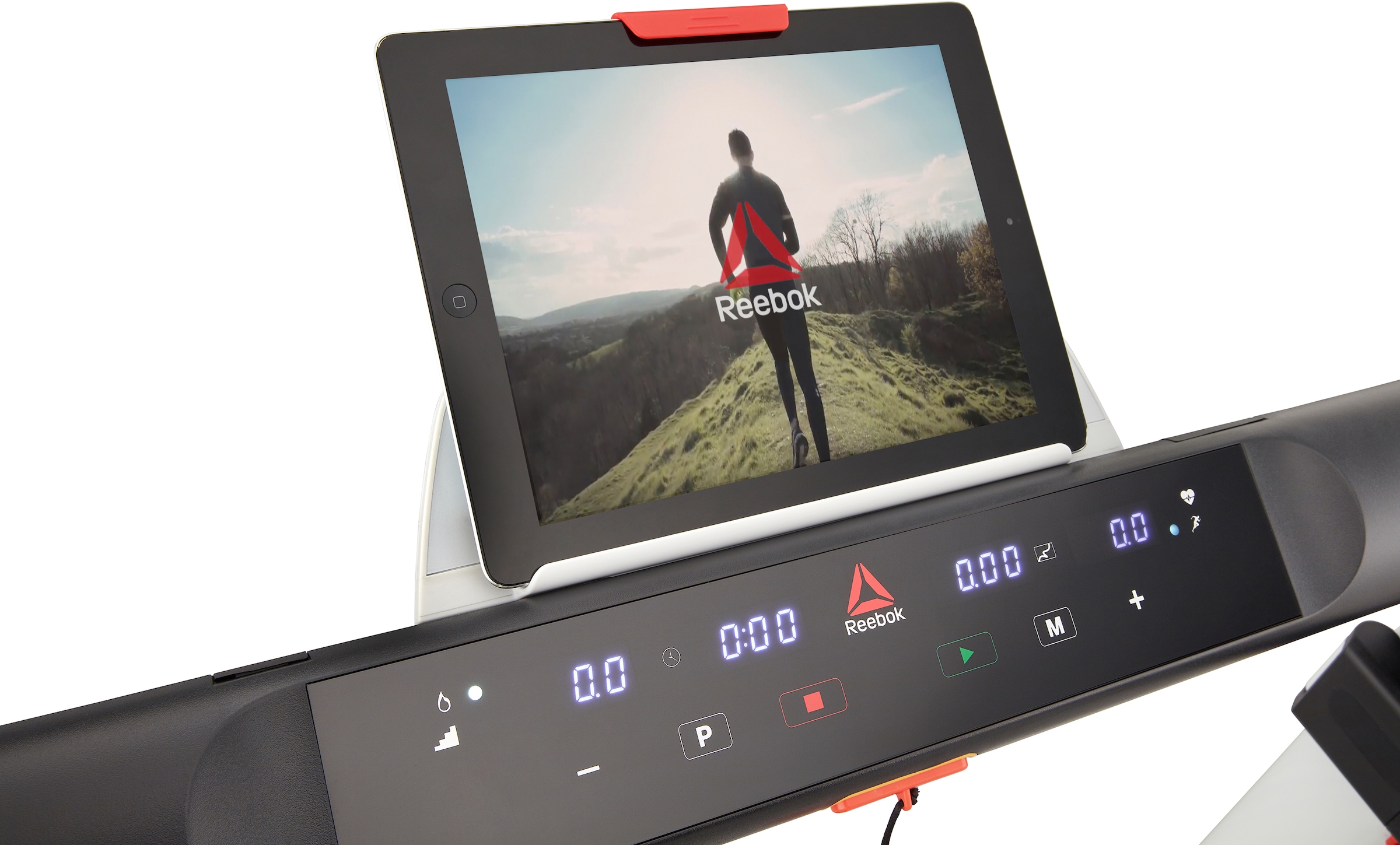 Reebok Laufband »i-Run 4.0«, (im Ultra-Kompakt Faltdesign, mit Tablet-/Handyhalterung), bis max. 16 km/h, klappbar