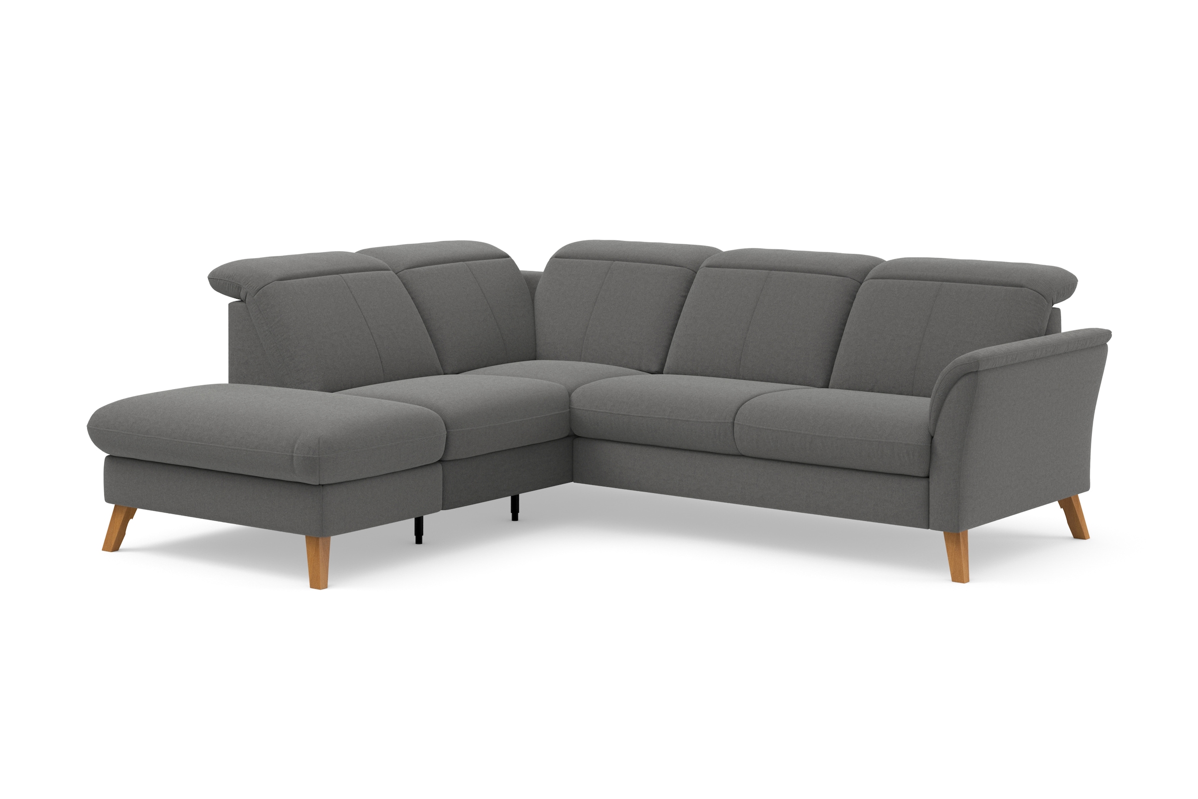 sit&more Ecksofa »Romero L-Form«, wahlweise mit oder ohne TV-Funktion, Bettfunktion, Bettkasten