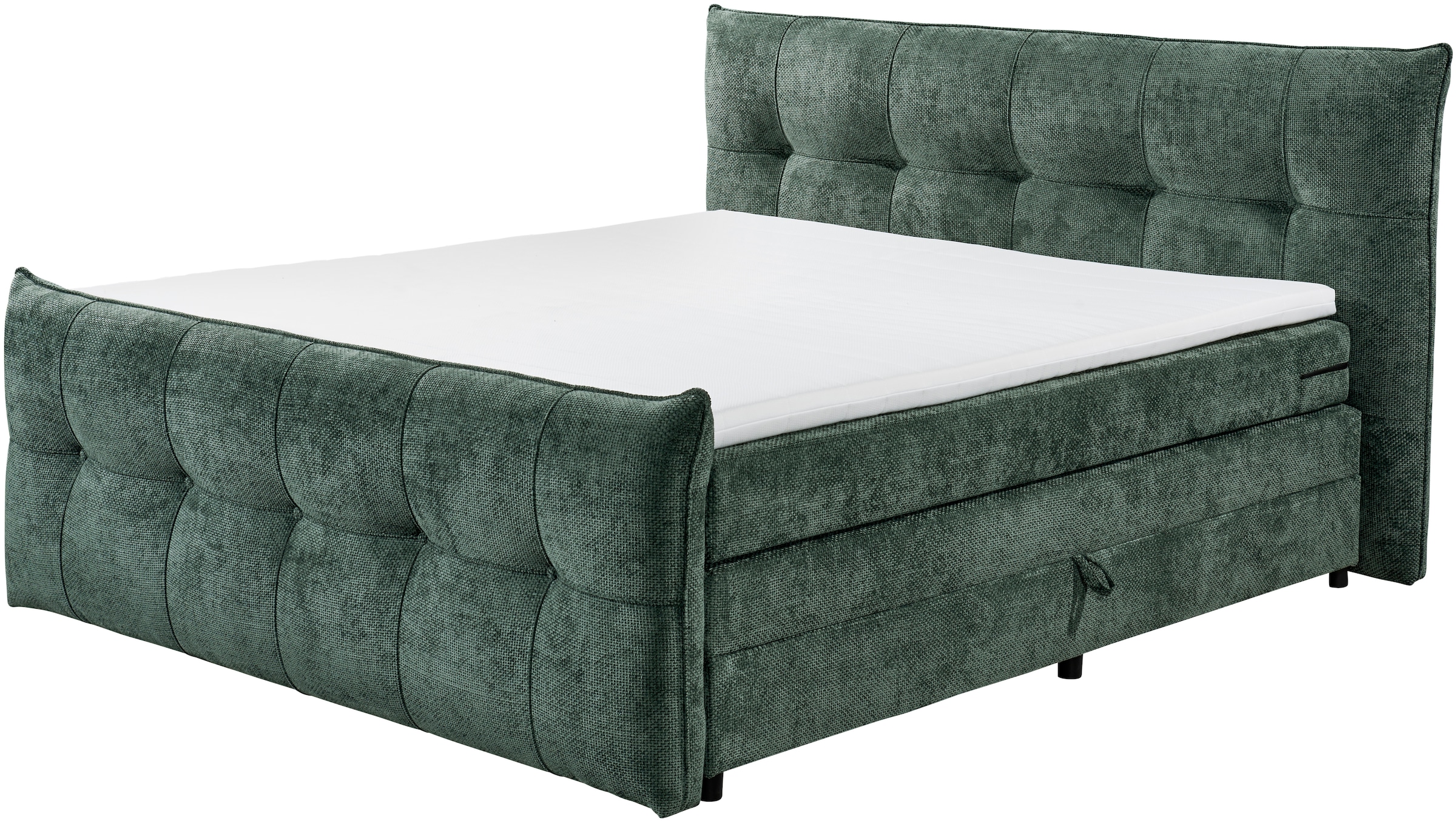 ED EXCITING DESIGN Boxspringbett »Gallina«, mit Bettkasten, inkl. Topper