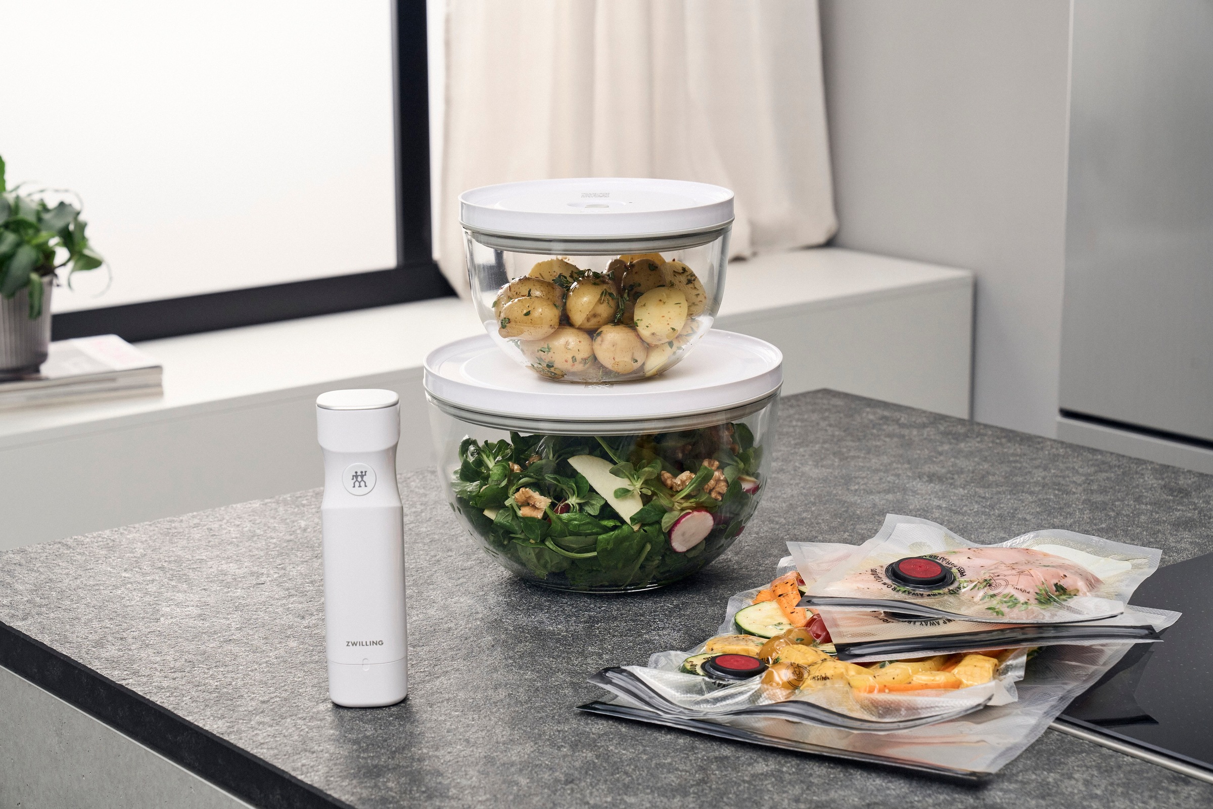 Zwilling Aufbewahrungssystem »Fresh & Save BOWLS«, (Set, 9 tlg., 1 Schüssel günstig online kaufen