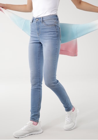KangaROOS 5-Pocket-Jeans »SUPER SKINNY HIGH RISE«, mit used-Effekt kaufen