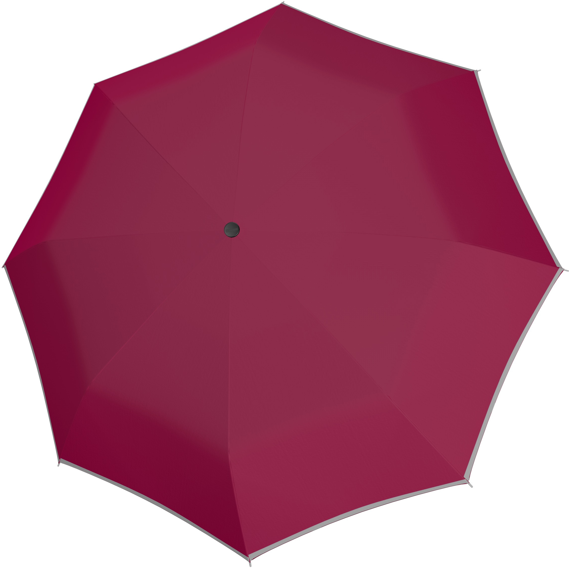 am Schirmdach Light Taschenregenschirm doppler® Elementen Pink«, up reflektierenden uni, mit »Mini