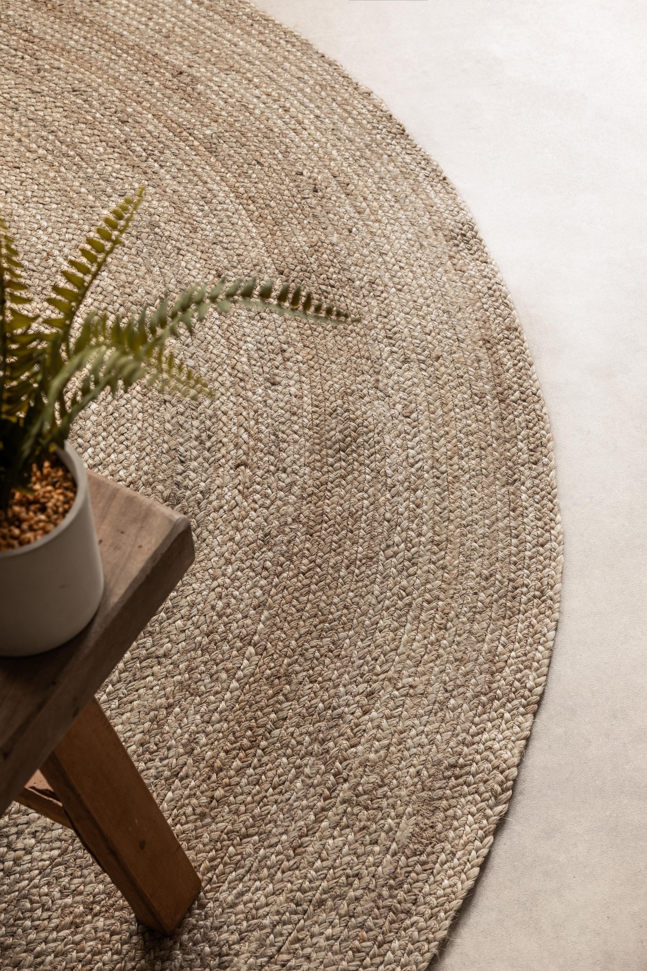 HANSE Home Teppich »Rangpur Juteteppich, auch in oval« rund 10 mm Höhe Handgewebt, 100% Jute , Natur, Wohnzimmer, Flur, Boho, Skandi