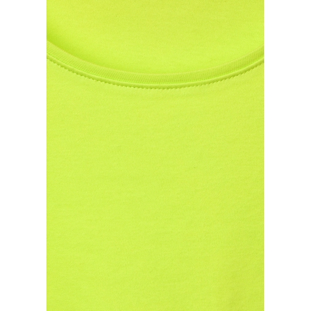 Cecil Rundhalsshirt, in frischer Unifarbe im Online-Shop bestellen
