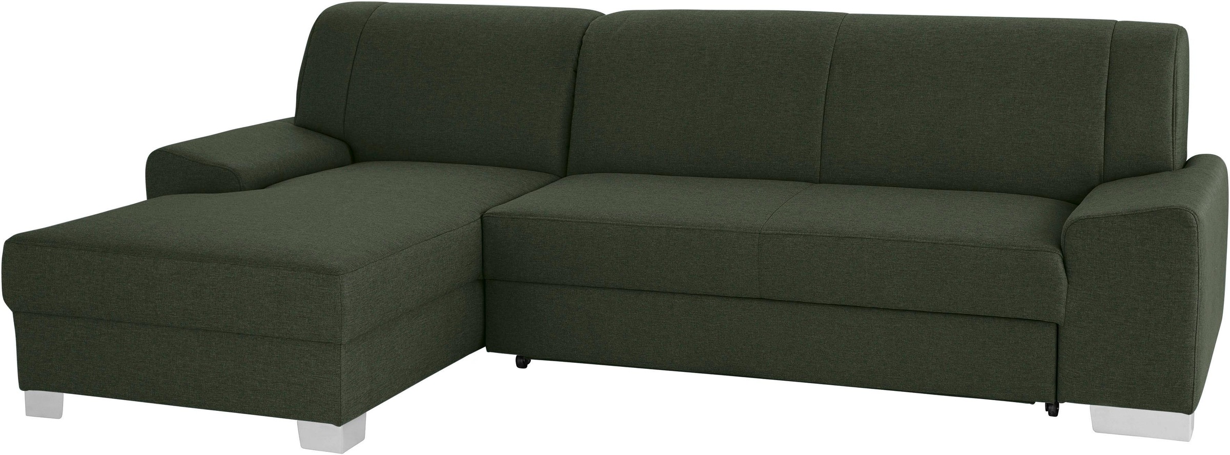 DOMO collection Ecksofa »Anzio L-Form«, wahlweise mit Bettfunktion und Federkern