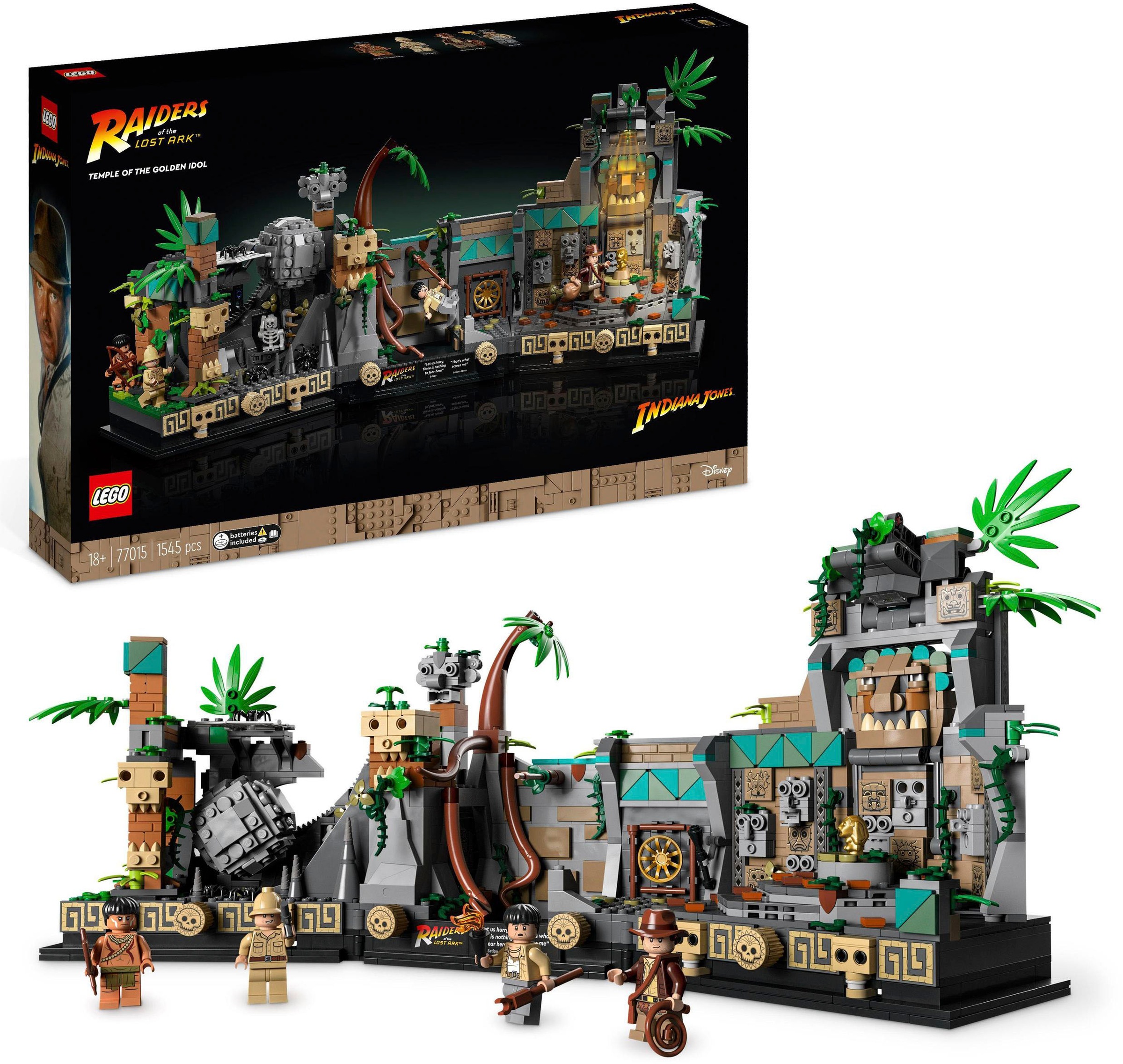 Bild von LEGO® Konstruktionsspielsteine »Tempel des goldenen Götzen (77015), LEGO® Indiana Jones«, (1545 St.), Made in Europe