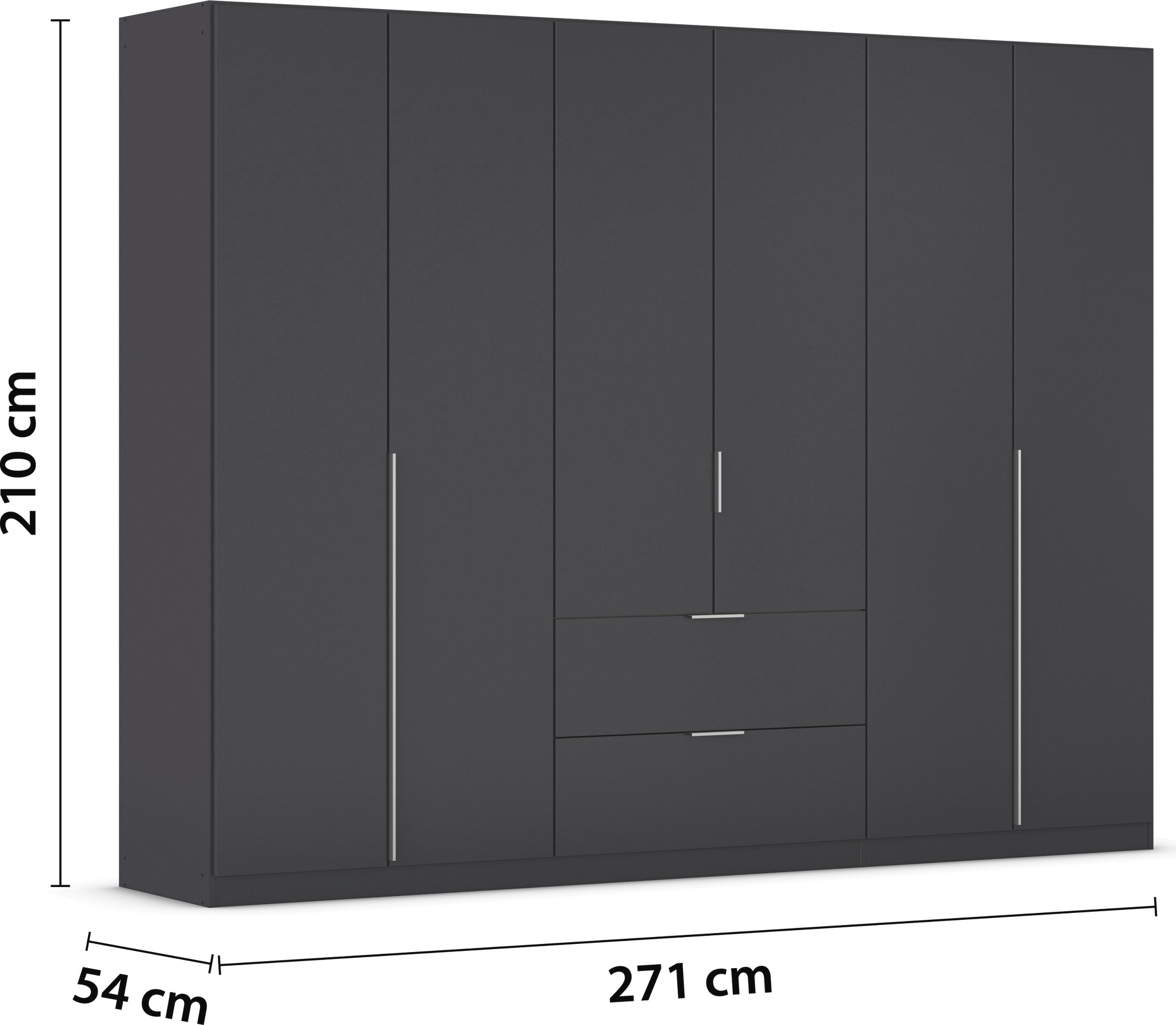 rauch Drehtürenschrank »Kleiderschrank Schrank Garderobe AGORDO mit Dekor- oder Hochglanzfront«, mit Außenschubkästen, in 6 Breiten und 2 Höhen MADE IN GERMANY