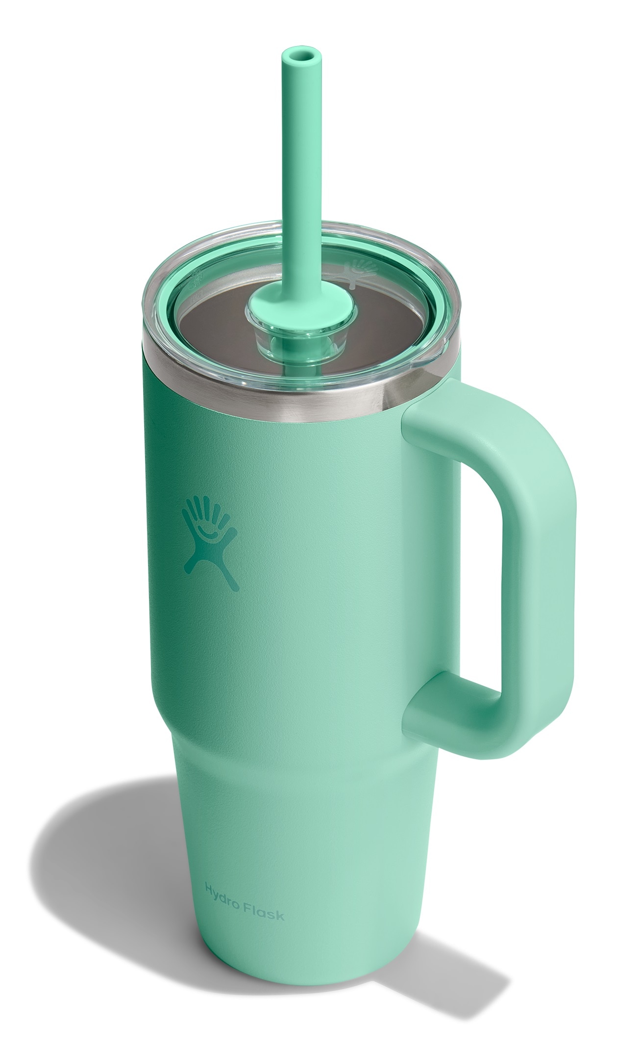 Hydro Flask Thermobecher »24 OZ Travel Tumbler Clear Lid, 710 ml« Kompatibel mit Eindrückzubehör der Größe Medium