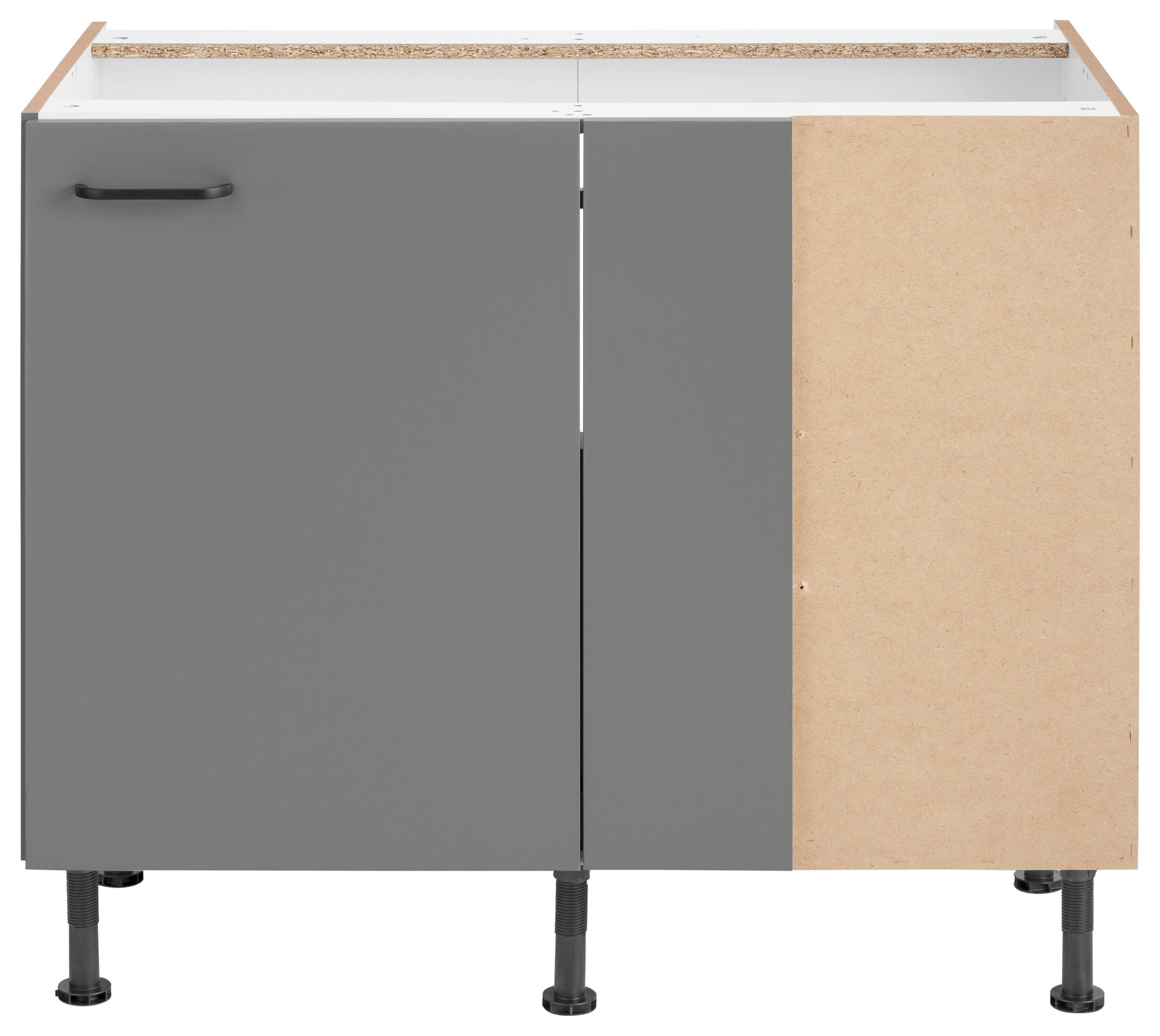 OPTIFIT Eckunterschrank »Elga«, mit Soft-Close-Funktion, höhenverstellbaren Füße, Breite 100 cm