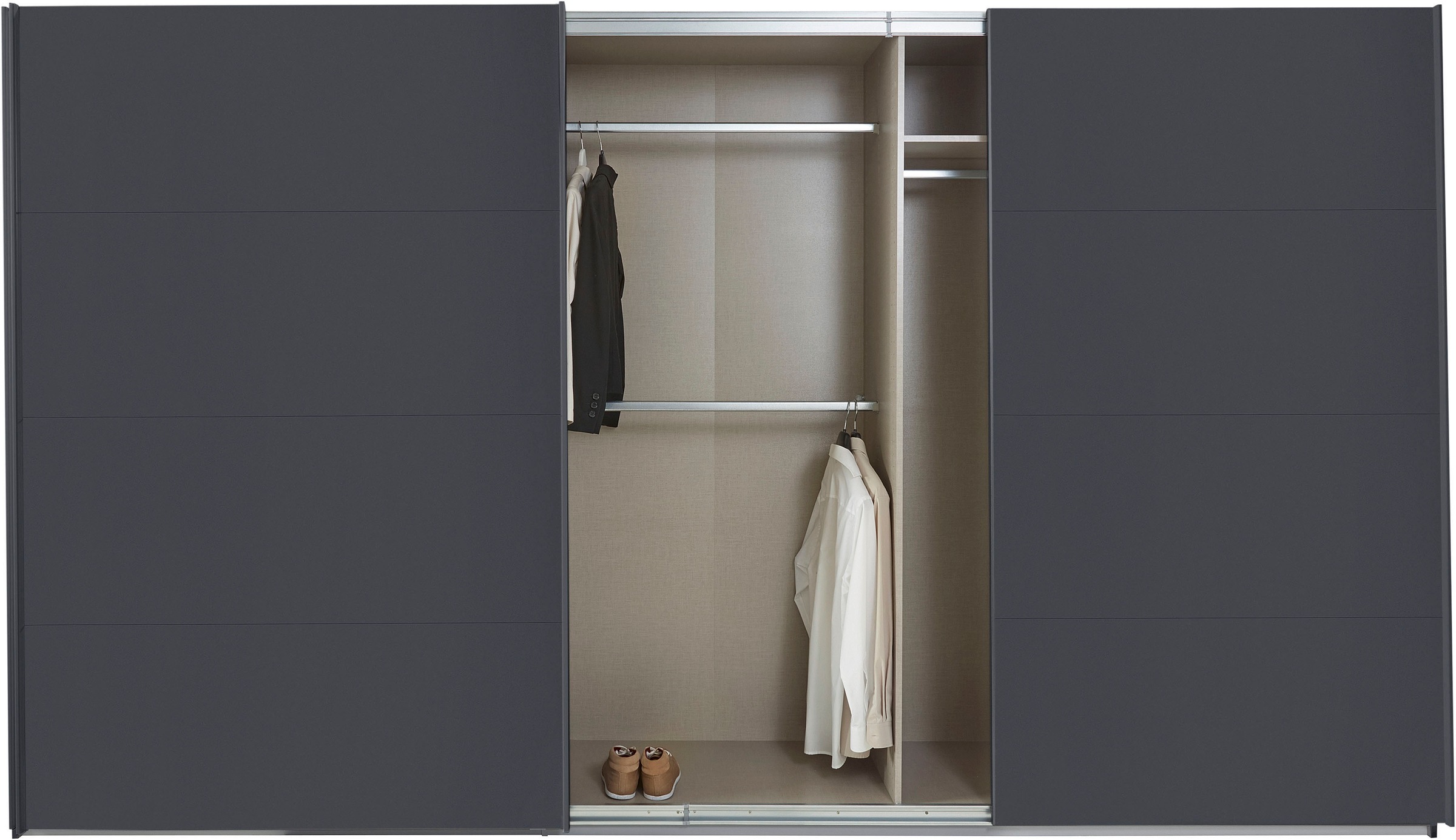 rauch Schwebetürenschrank »Kleiderschrank Schrank Garderobe TOPSELLER OTELI inkl. Inneneinteilung«, mit 3 Innenschubladen sowie zusätzlichen Einlegeböden MADE IN GERMANY