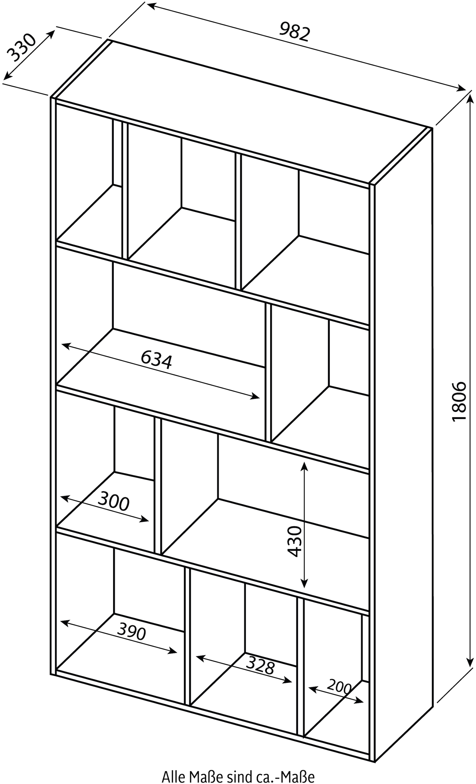 TemaHome Bücherregal