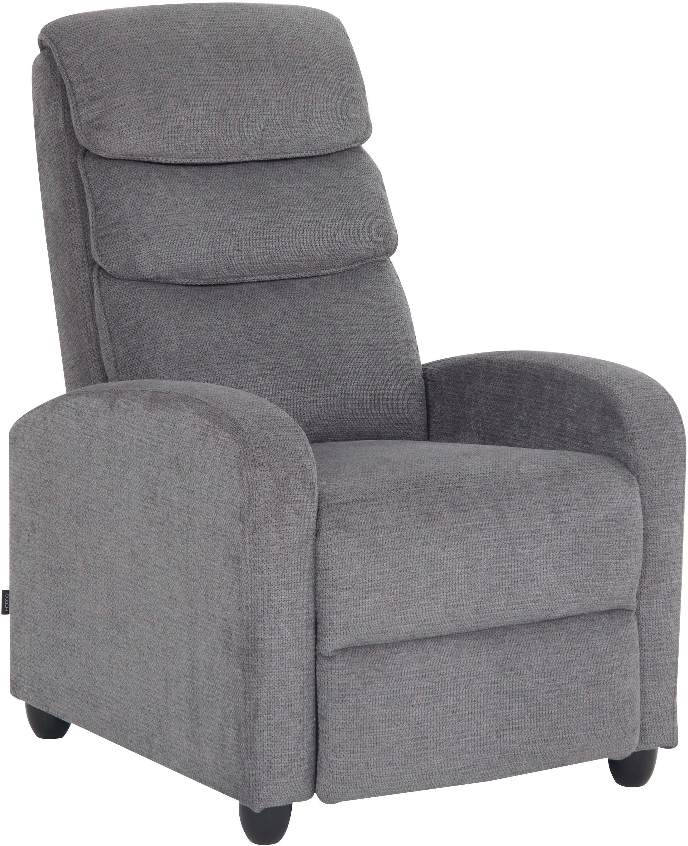 Home affaire Relaxsessel »BERVILLE, TV-Sessel, Ruhesessel mit Schlaffunktion, Webstoff«, Liegesessel mit manueller Relaxfunktion