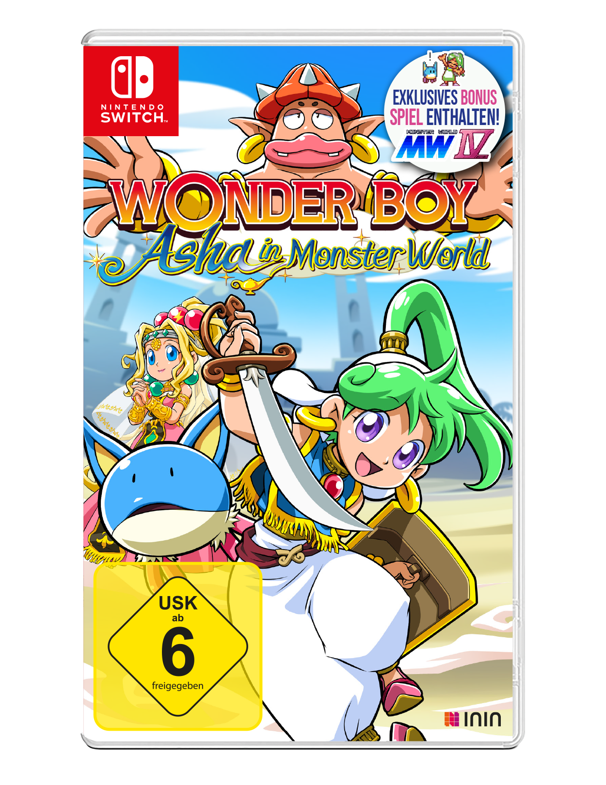 Nintendo Switch Spielesoftware »Wonder Boy: Asha in Monster World«, Nintendo Switch
