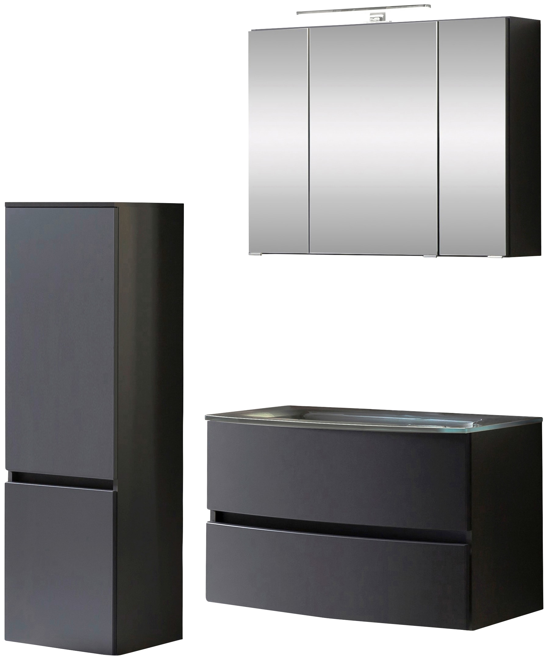 welltime Badezimmer-Set »Kaunas« Set, 3 Stk. tlg. günstig online kaufen