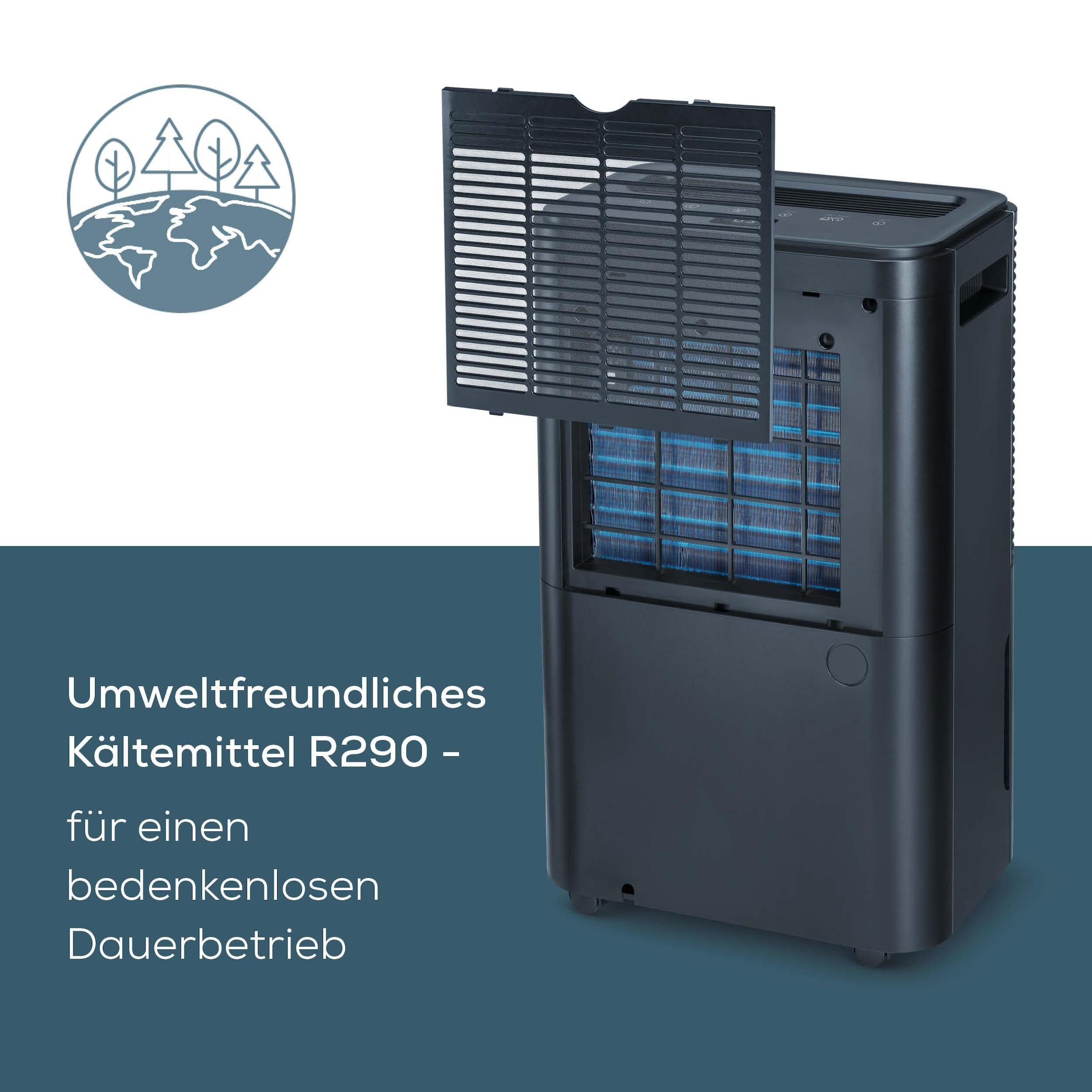 BEURER Luftentfeuchter »LE 250, Entfeuchtung bis zu 20 Liter pro Tag, mit 4 l Wassertank« Entfeuchtung 20 l/Tag Tank 4 l Für große Räume bis 60m² geeignet, zwei Lüfterstufen, Timerfunktion