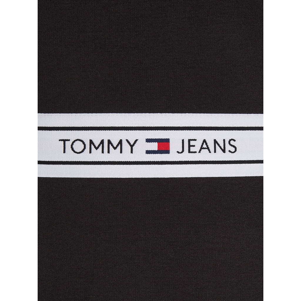 Tommy Jeans Curve Blusenkleid »TJW LOGO TAPE FIT & FLARE EXT«, Große Größen