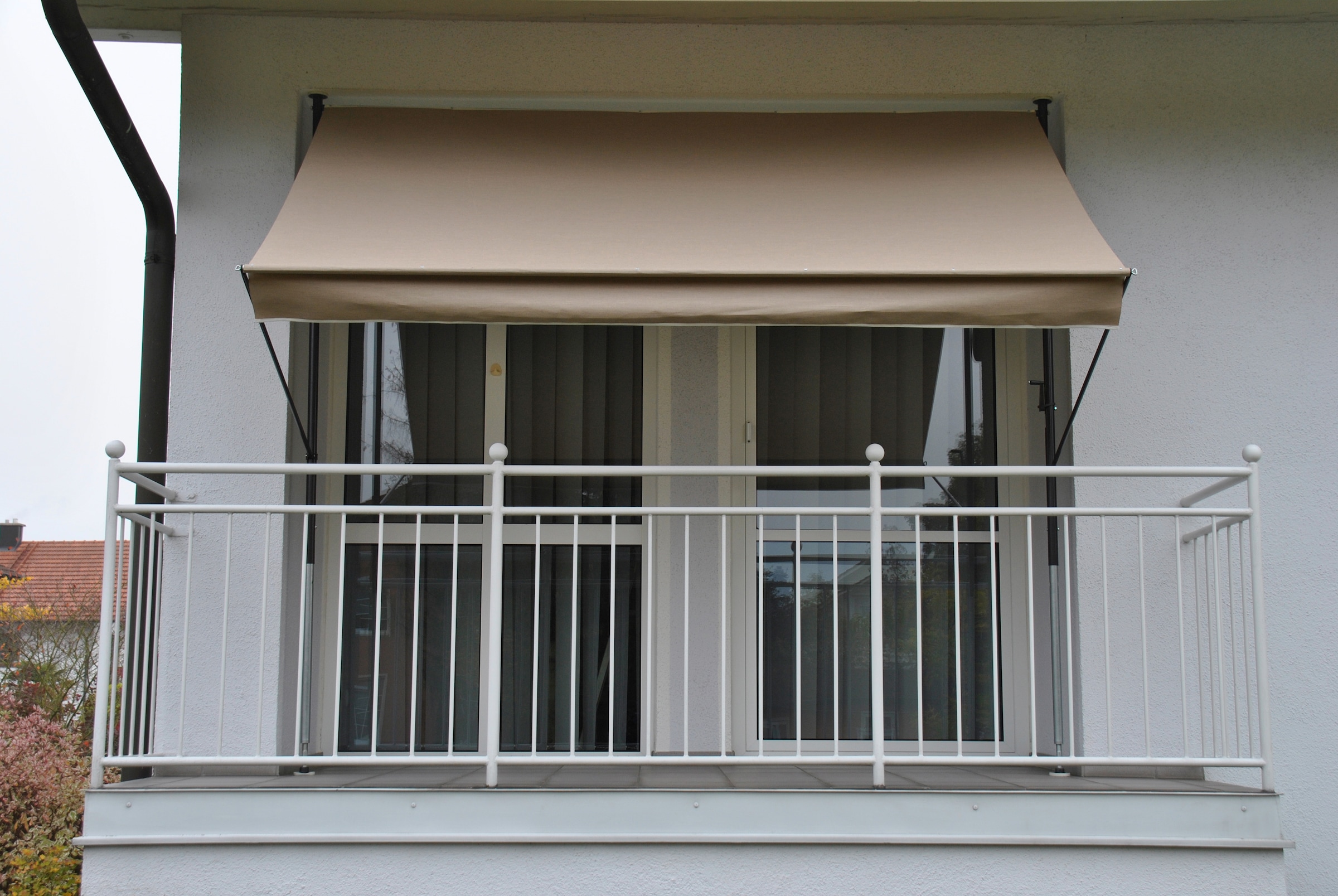 Angerer Freizeitmöbel Klemmmarkise, taupe, Ausfall: 150 cm, versch. Breiten