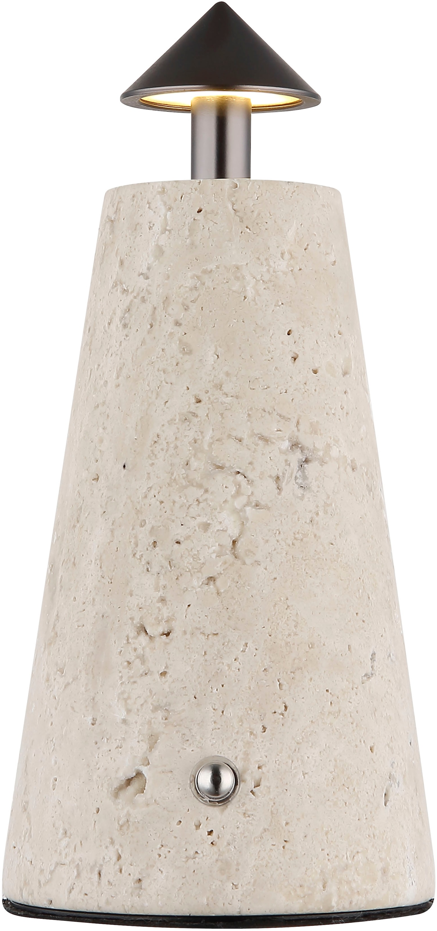 GLOBO LIGHTING Tischleuchte »LIVA« LED-Modul 1 Stk. warmweiß - kaltweiß Tischlampe Nachttischlampe Deko-Tischleuchte Schlafzimmer