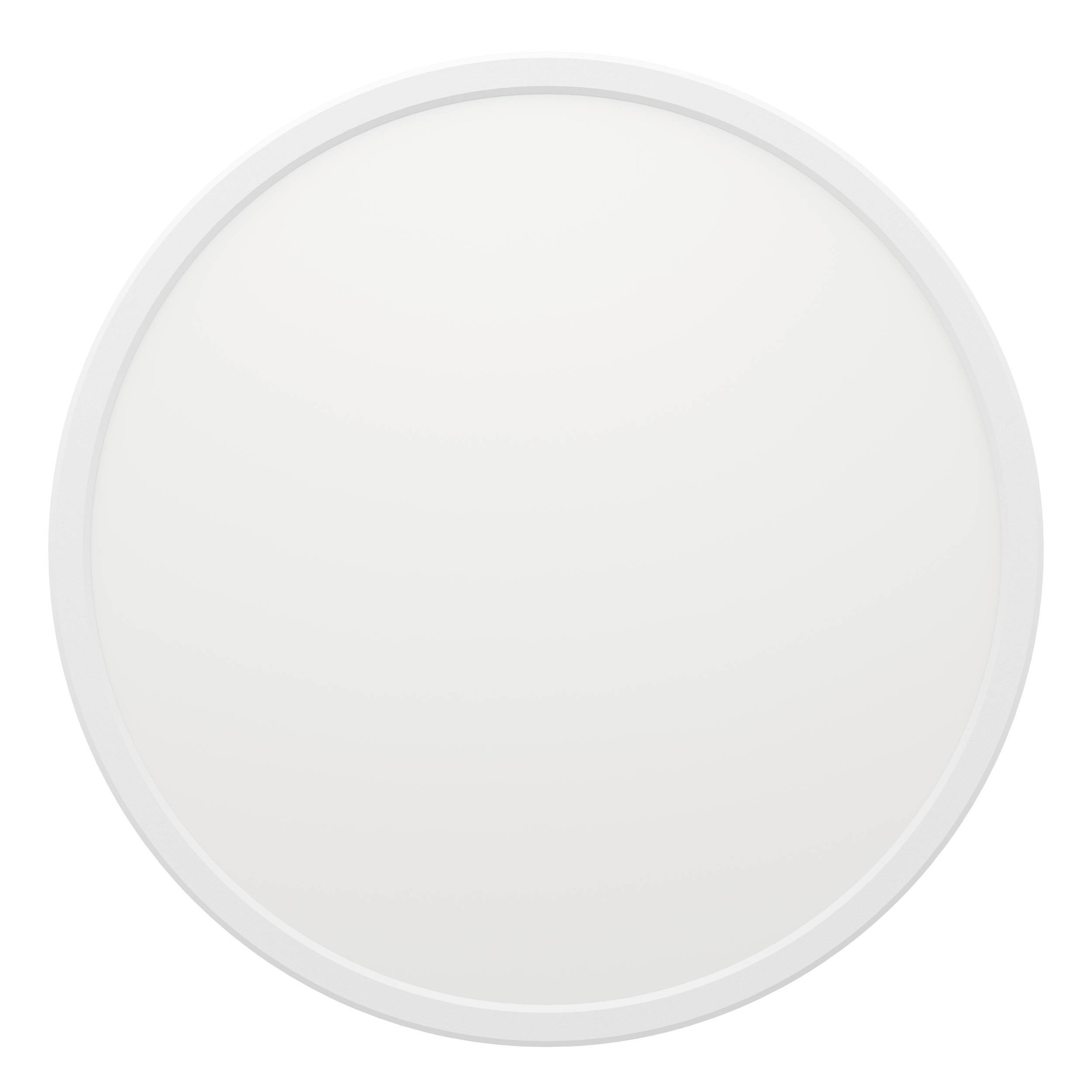 EGLO Deckenleuchte »Rovito-Z Deckenlampe, ZigBee 3.0, Kunststoff, Badezimmerlampe, IP44« LED-Modul 1 Stk. Kaltweiß | RGB Wand-/Deckenleuchte - H3 x Ø30 cm - weiß - 13,9W inkl.