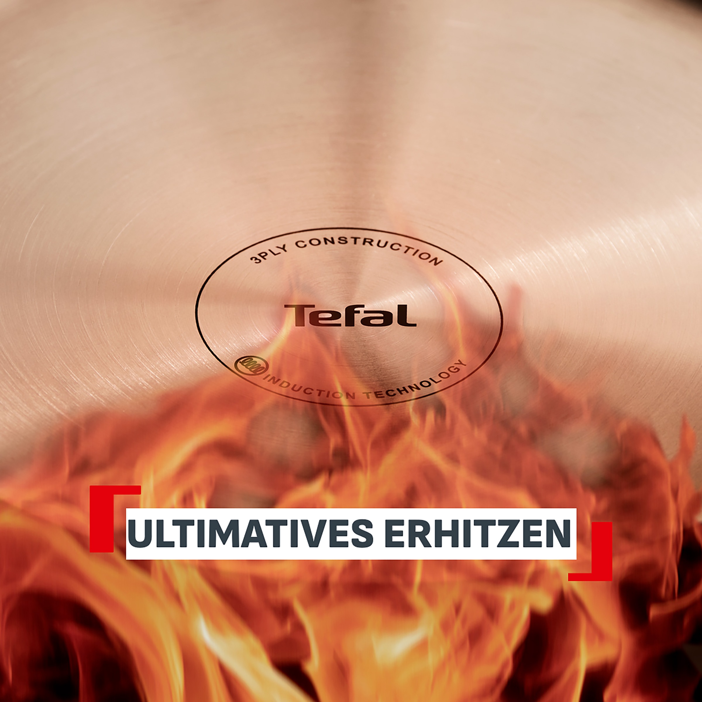 Tefal Bratpfanne »Master Mesh« Edelstahl 1 tlg. HybridMesh-Technologie, mineralische Oberfläche, induktionsgeeignet