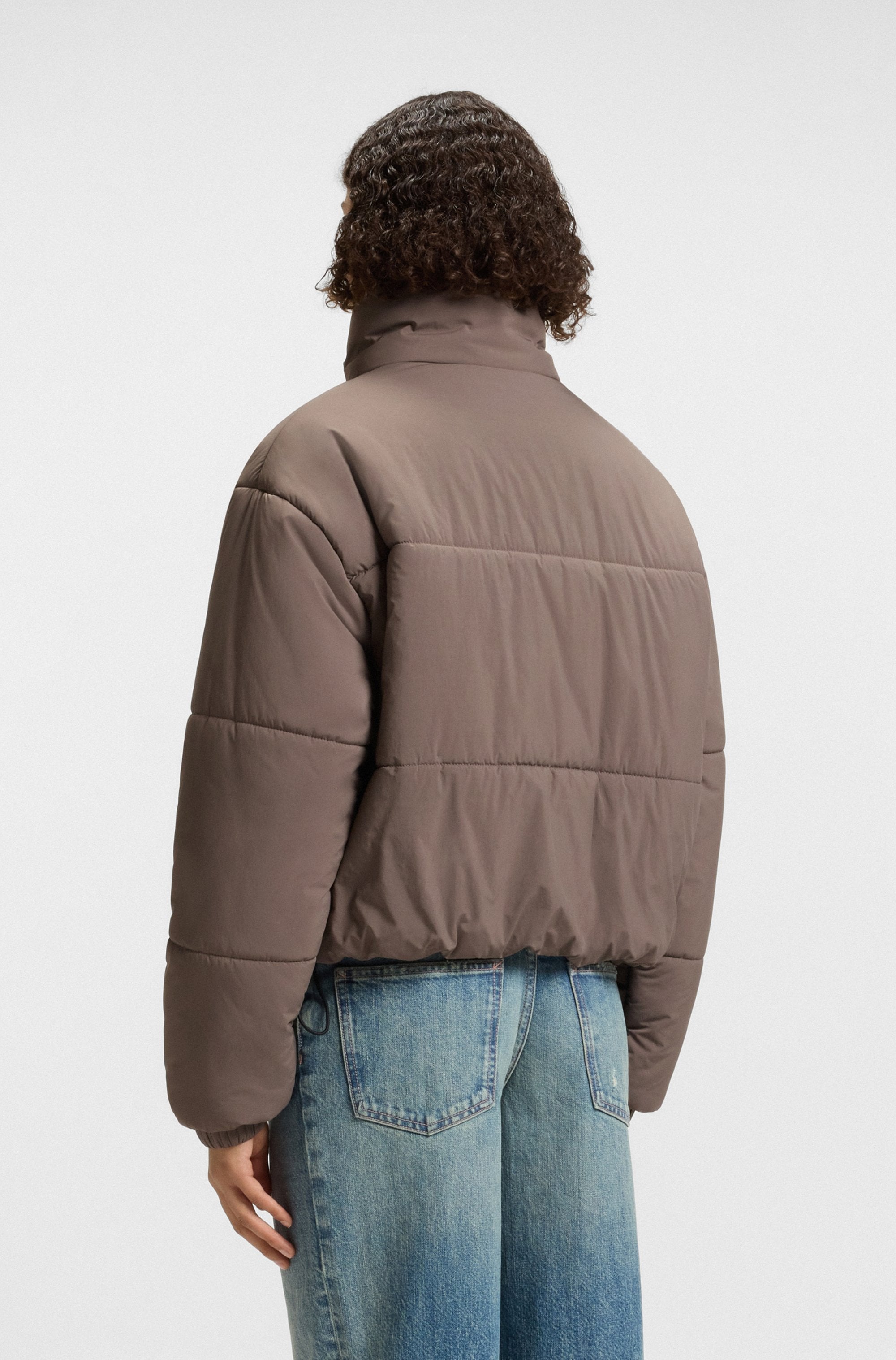 HUGO Blue Steppjacke »Faren«, Relaxed Fit, mit verstellbarem Saum