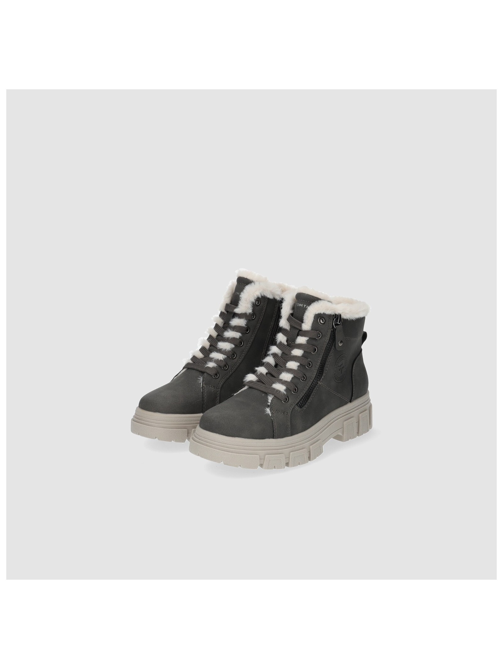 TOM TAILOR Schnürstiefelette »Tom Tailor Stiefelette Lederimitat/Textil«