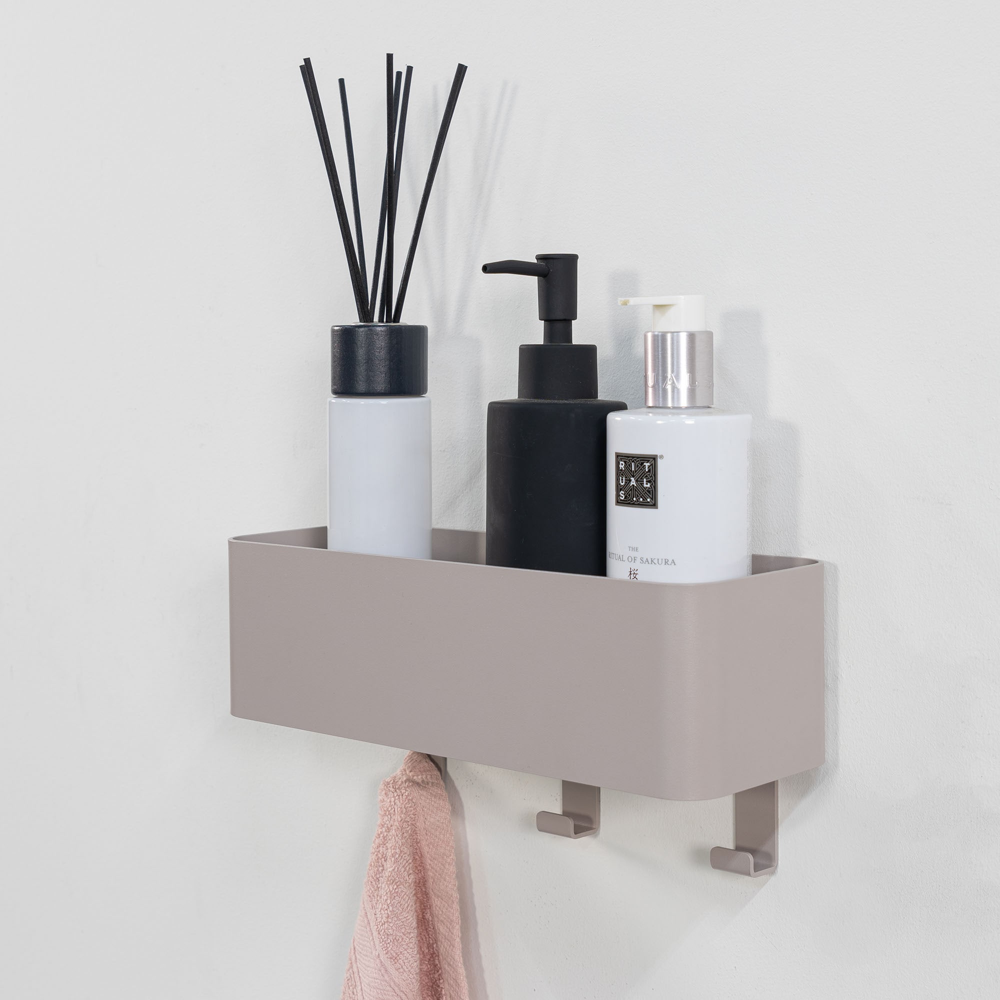 Spinder Design Garderobenhaken »Multi 3«, (1 St.), 2-in-1 Wandregal + Garderobe