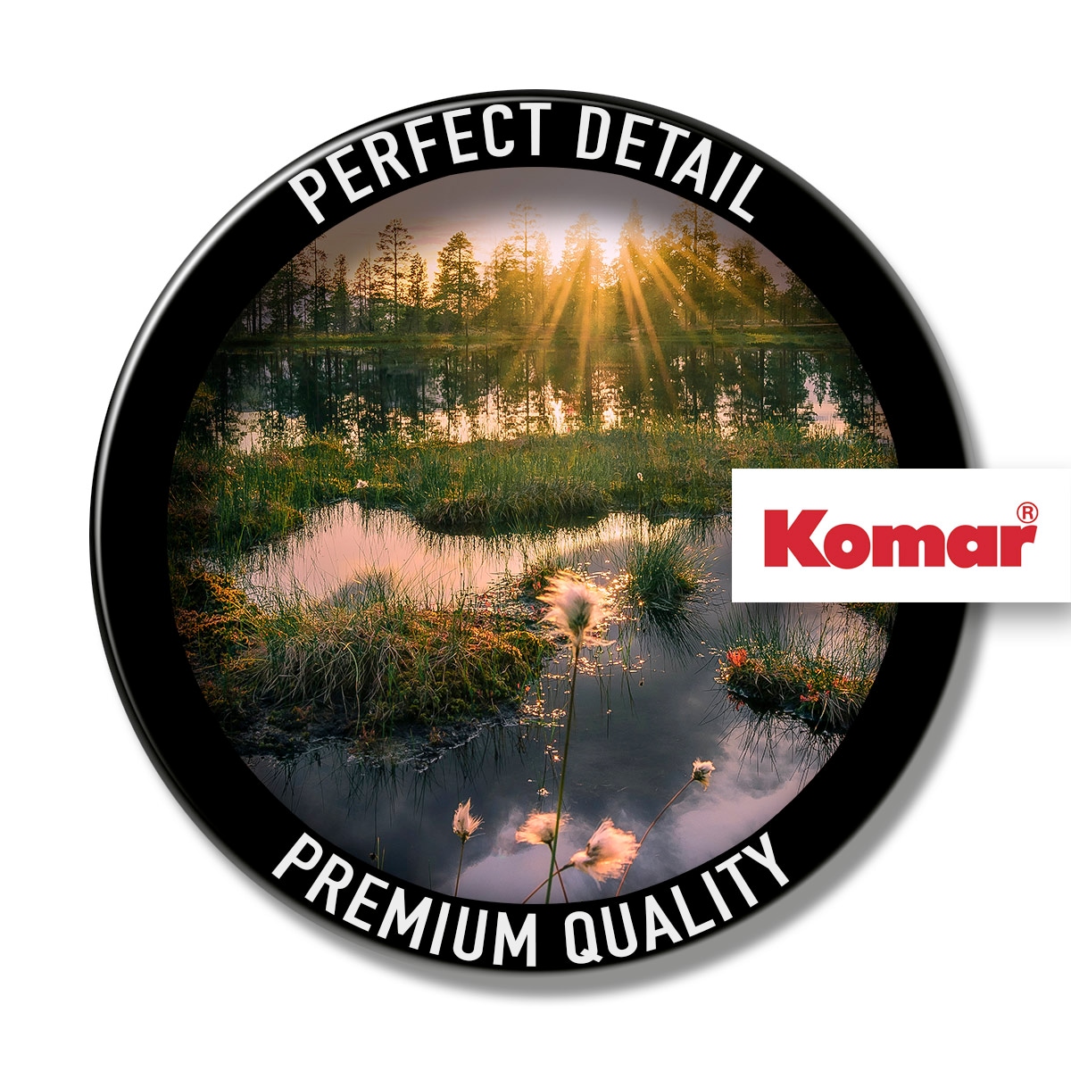 Komar Leinwandbild »Gloomy Swamps - Größe 60 x 40 cm«, Baum-Blätter-Natur-Berge-Blumen-Foto-Jahreszeiten-Landschaft-Meer-Strand-Palmen, (Packung, 1 St.), Keilrahmenbild mi Echtholzrahmen