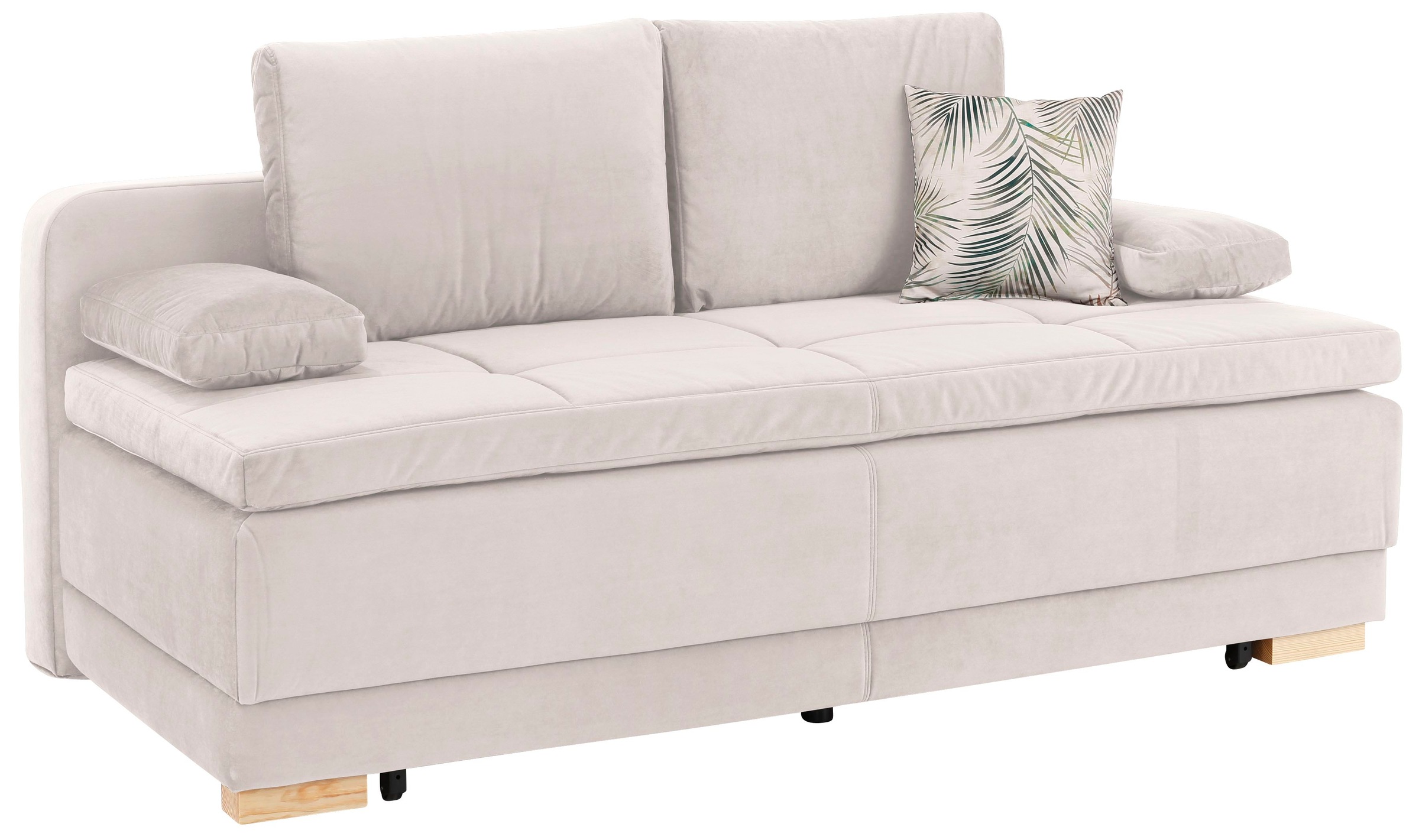 OTTO home Schlafsofa »Berlin« Dauerschläfer mit Boxspringfederung, Bettfunk günstig online kaufen