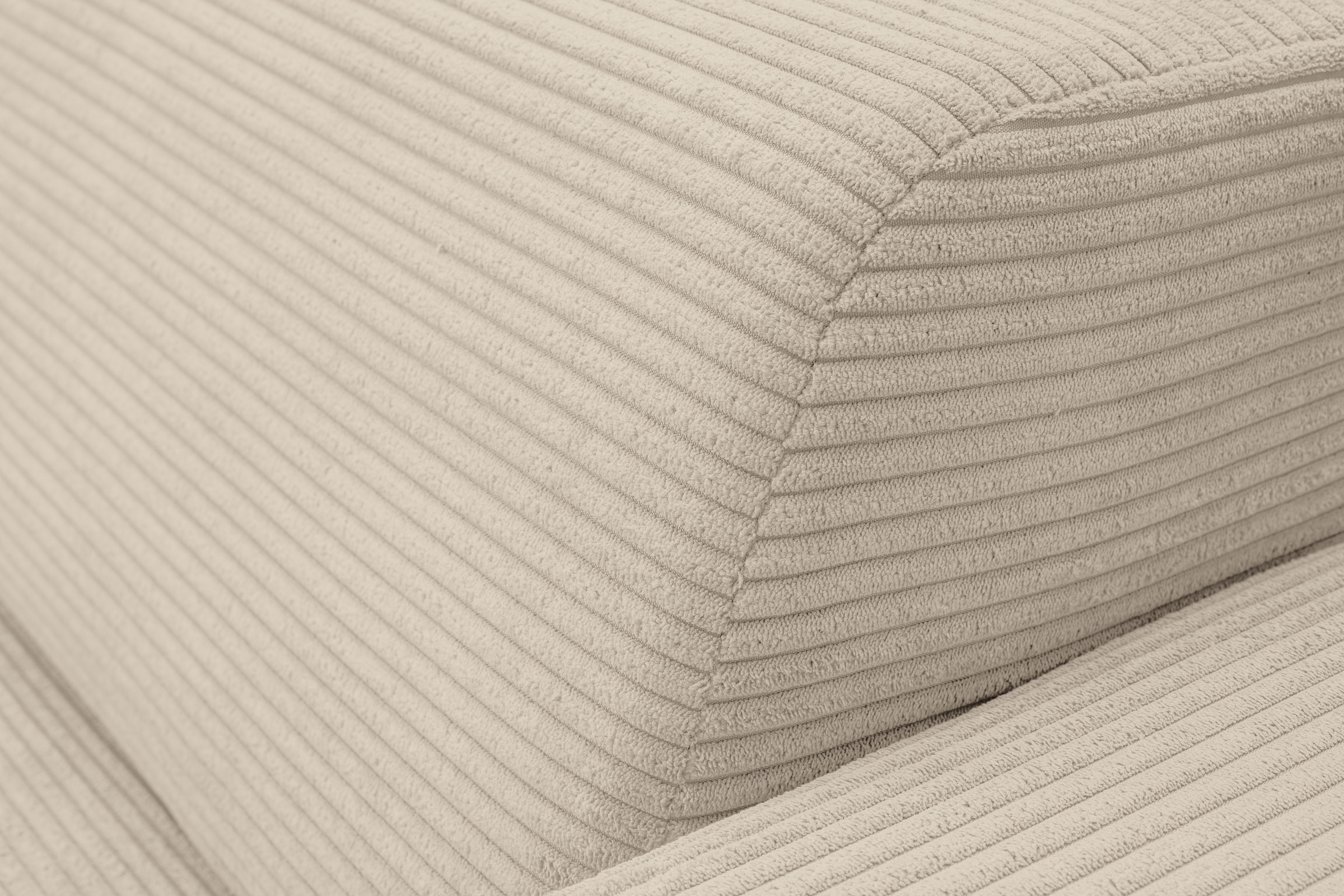 WERK2 Sofa »Zeus 3-Sitzer, B/T: 256/105 cm, Big-Sofa, modern & bequem« Curvy Trend 3-Sitzer mit urbaner Optik