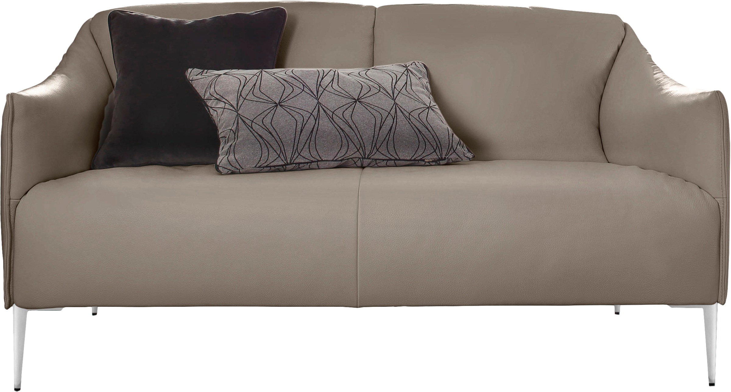 W.SCHILLIG 2-Sitzer »sally«, mit Metallfüßen in Chrom glänzend, Breite 154 cm