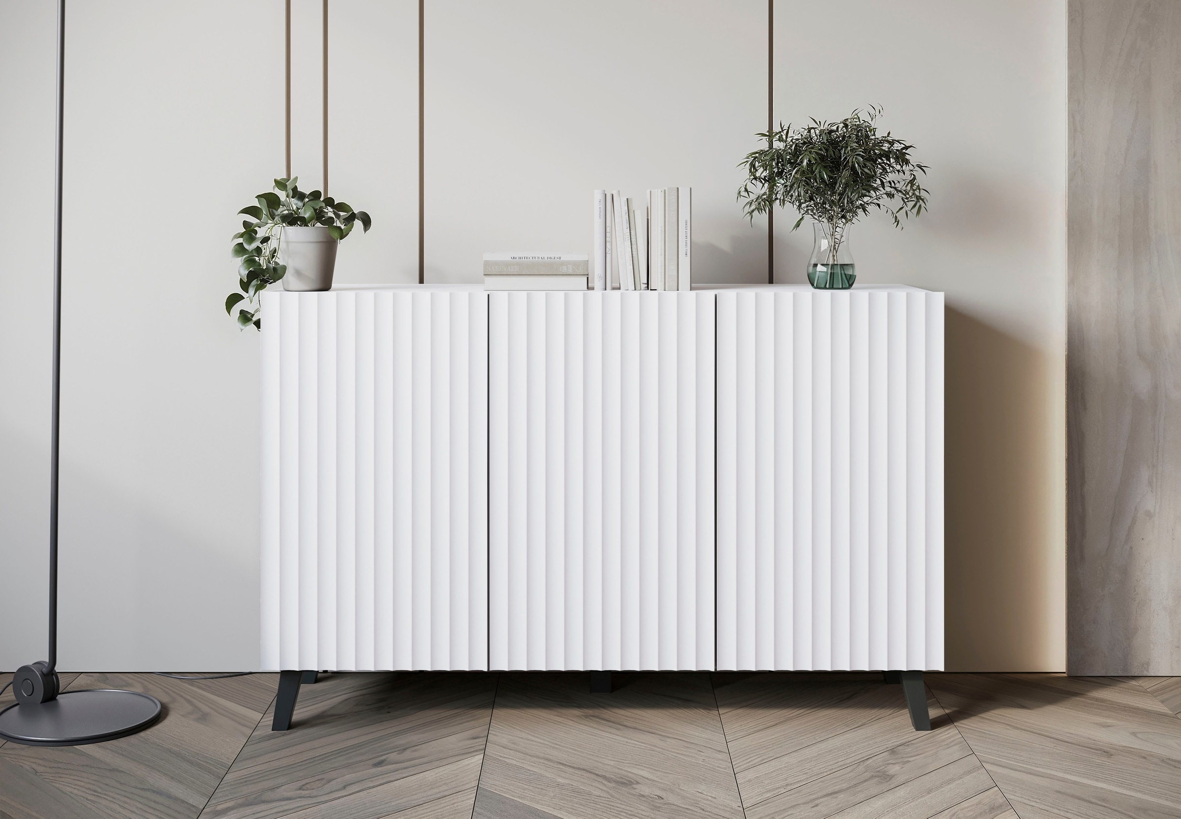 INOSIGN Sideboard »SIDEBOARD PHUKET«, (1 St.), Modernes Sideboard mit 6 Fächern, Breite 120 cm