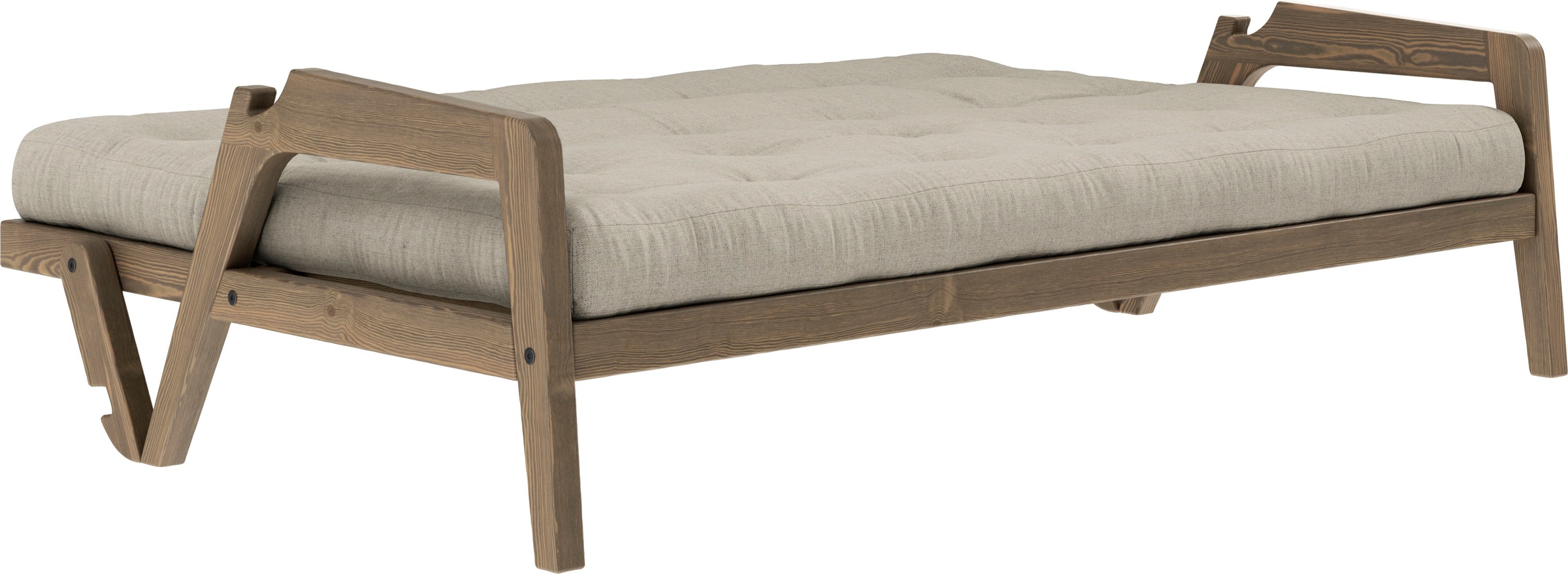 Karup Design Schlafsofa, Mit Holzstruktur, inkl. Futonmatratze, Liegefläche 130x190 cm