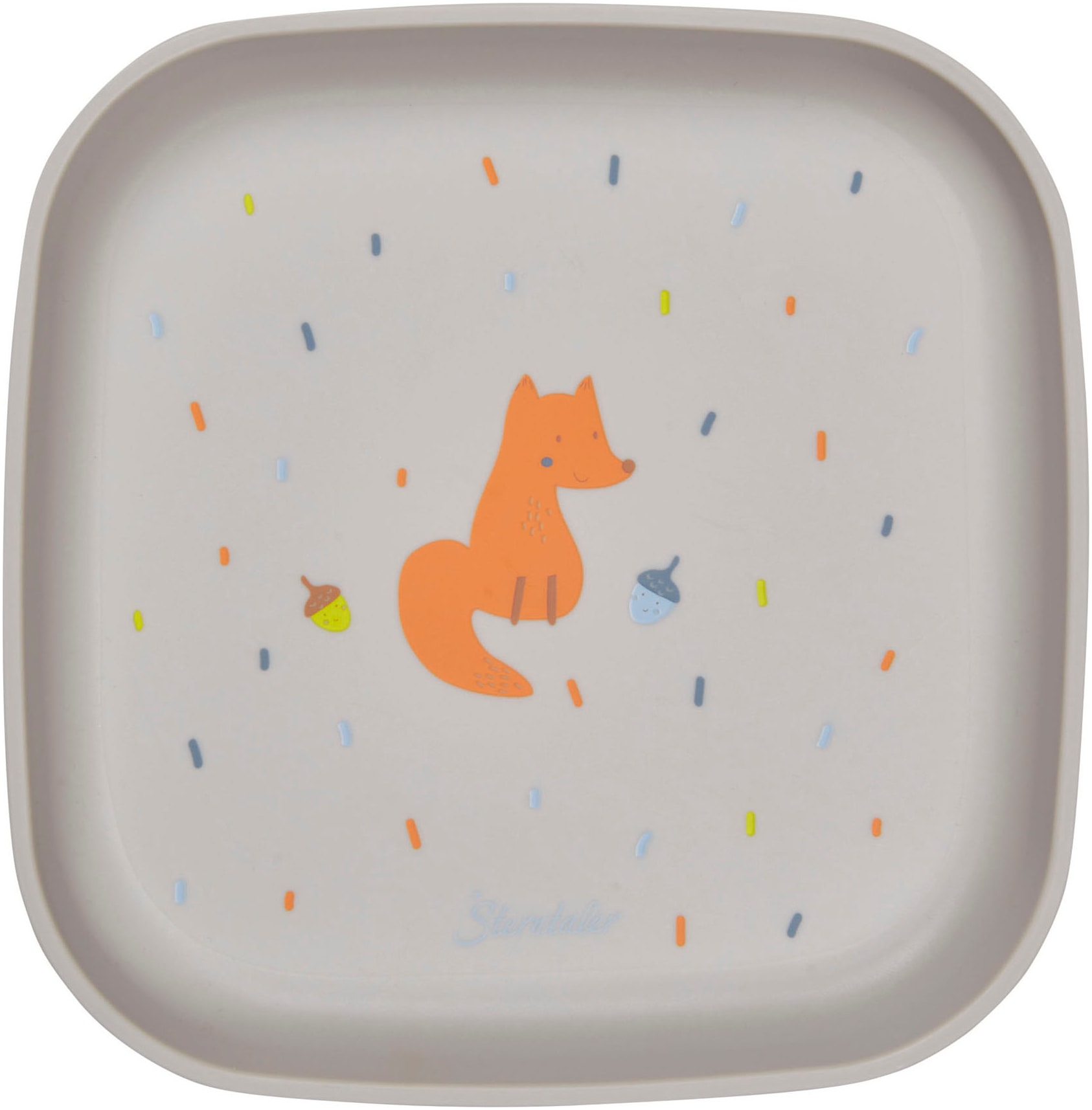 Sterntaler® Kindergeschirr-Set »Fuchs Filou, eckig«