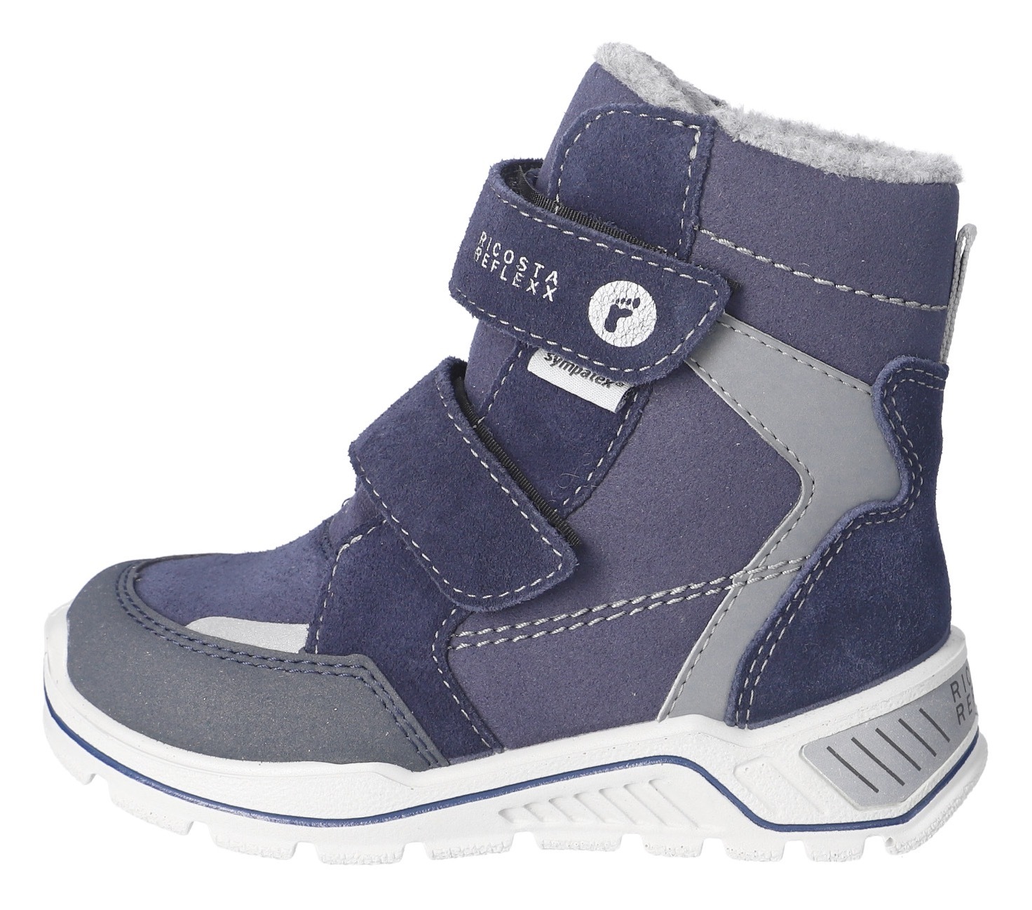 Ricosta Winterstiefel »JANEK 50 WMS: weit«  Snowboots, Klettstiefel mit Sympatex, Größenschablone zum Download