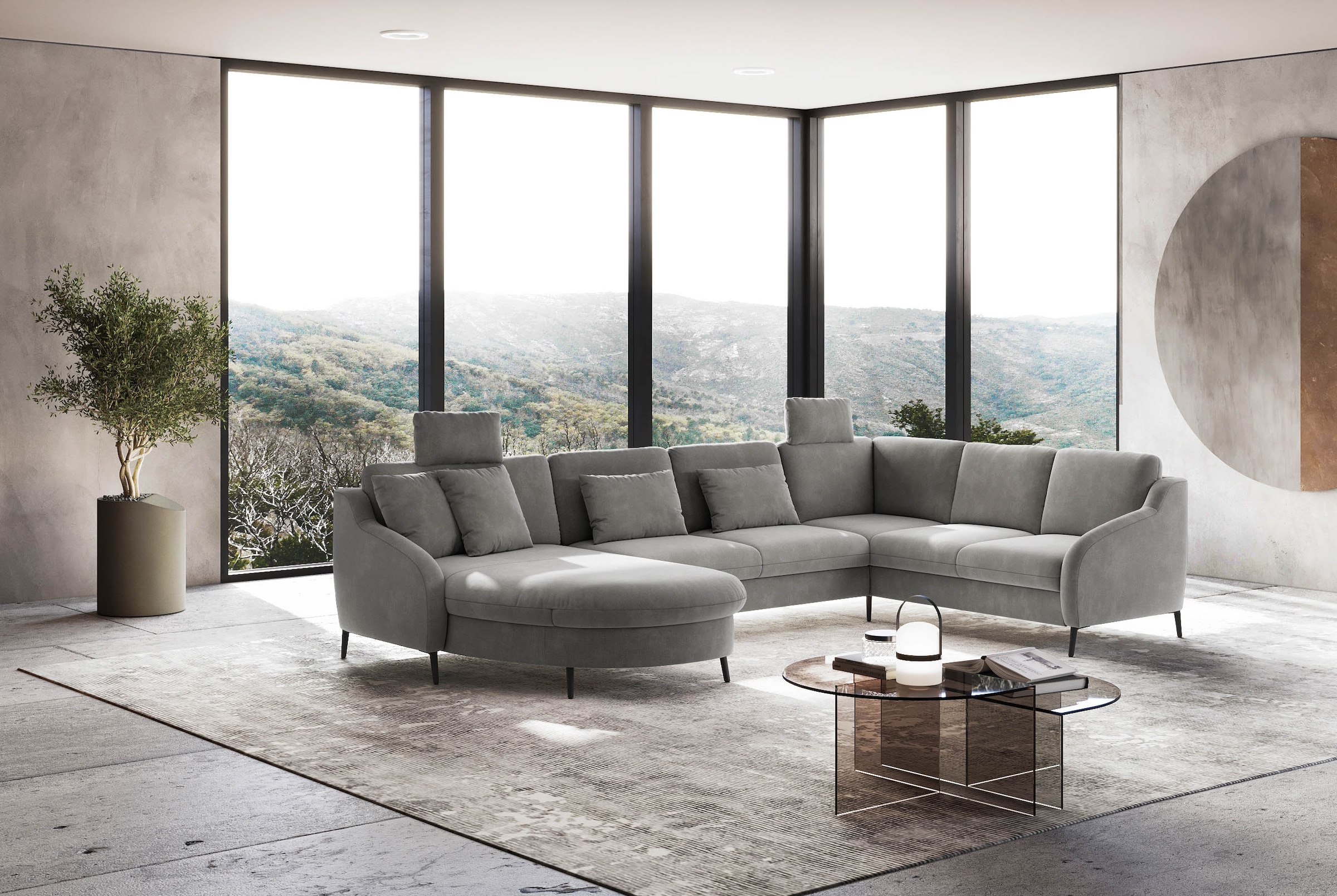 sit&more Wohnlandschaft »Soul U-Form«, wahlweise mit Bettfunktion und Schubkasten