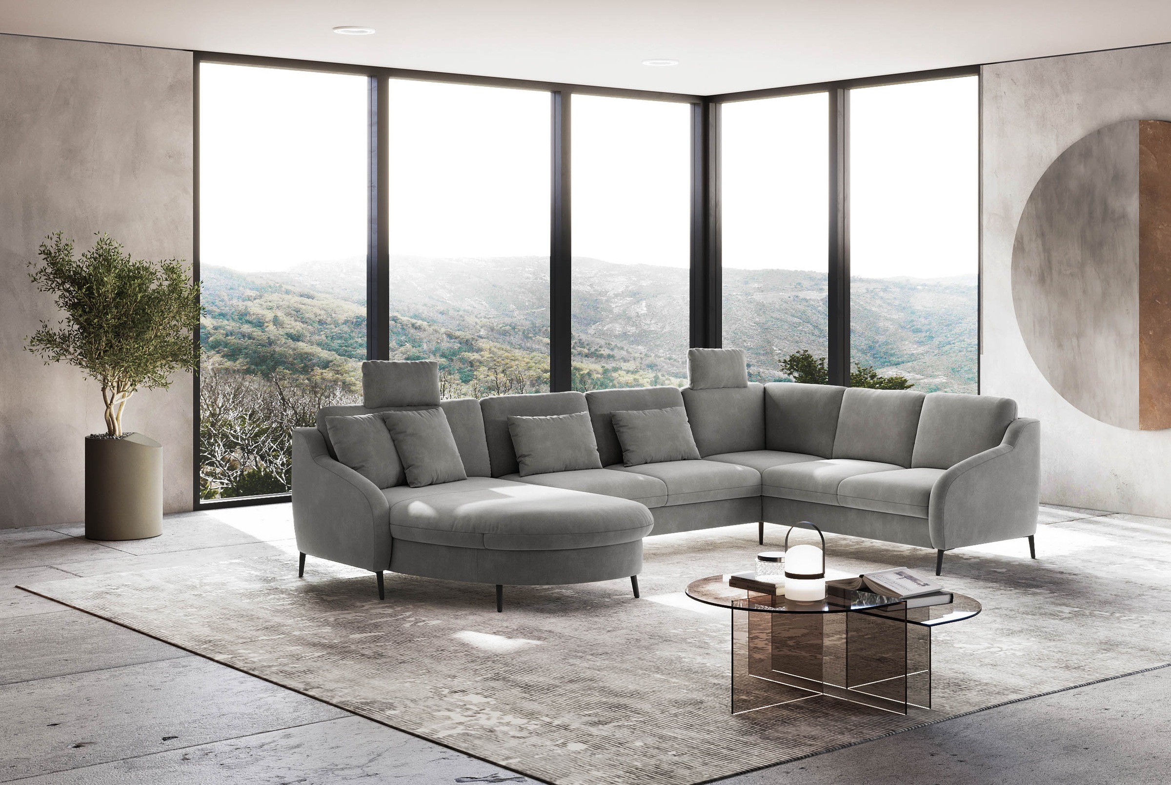 sit&more Wohnlandschaft "Soul U-Form", wahlweise mit Bettfunktion und Schub günstig online kaufen